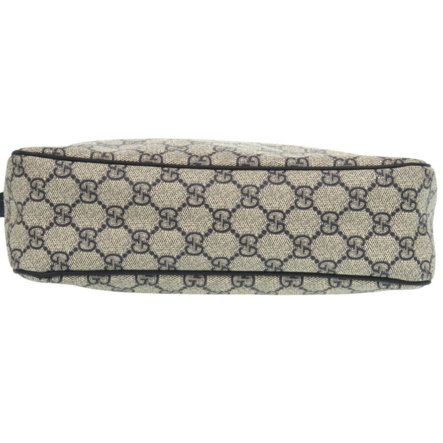 Gucci Beige Navy Gg Supreme Shoulder Bag