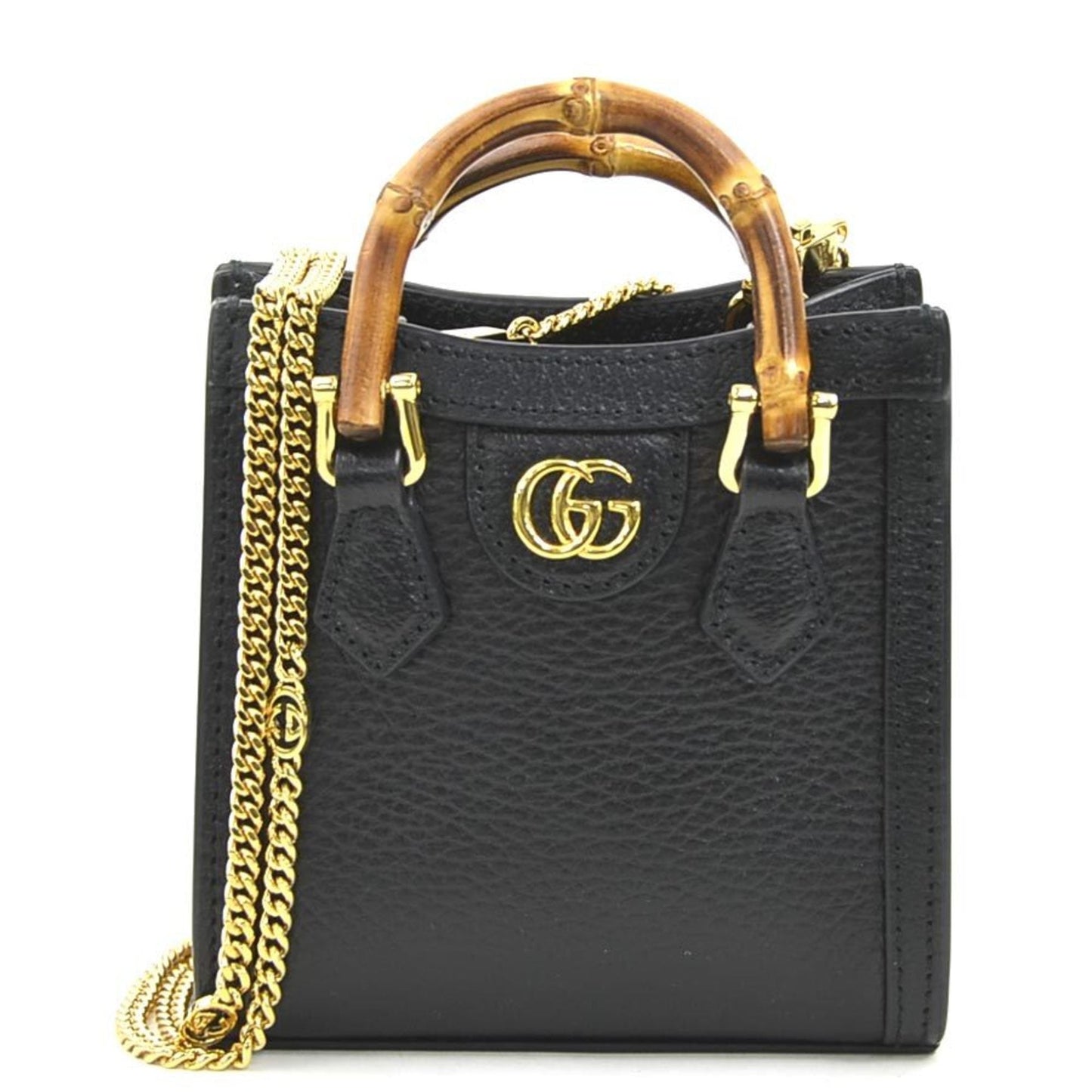 Gucci Black Leather Shoulder Bag