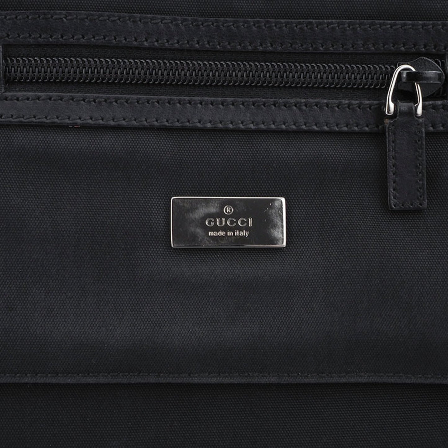 Gucci Black Nylon Messenger Bag Shoulder Bag