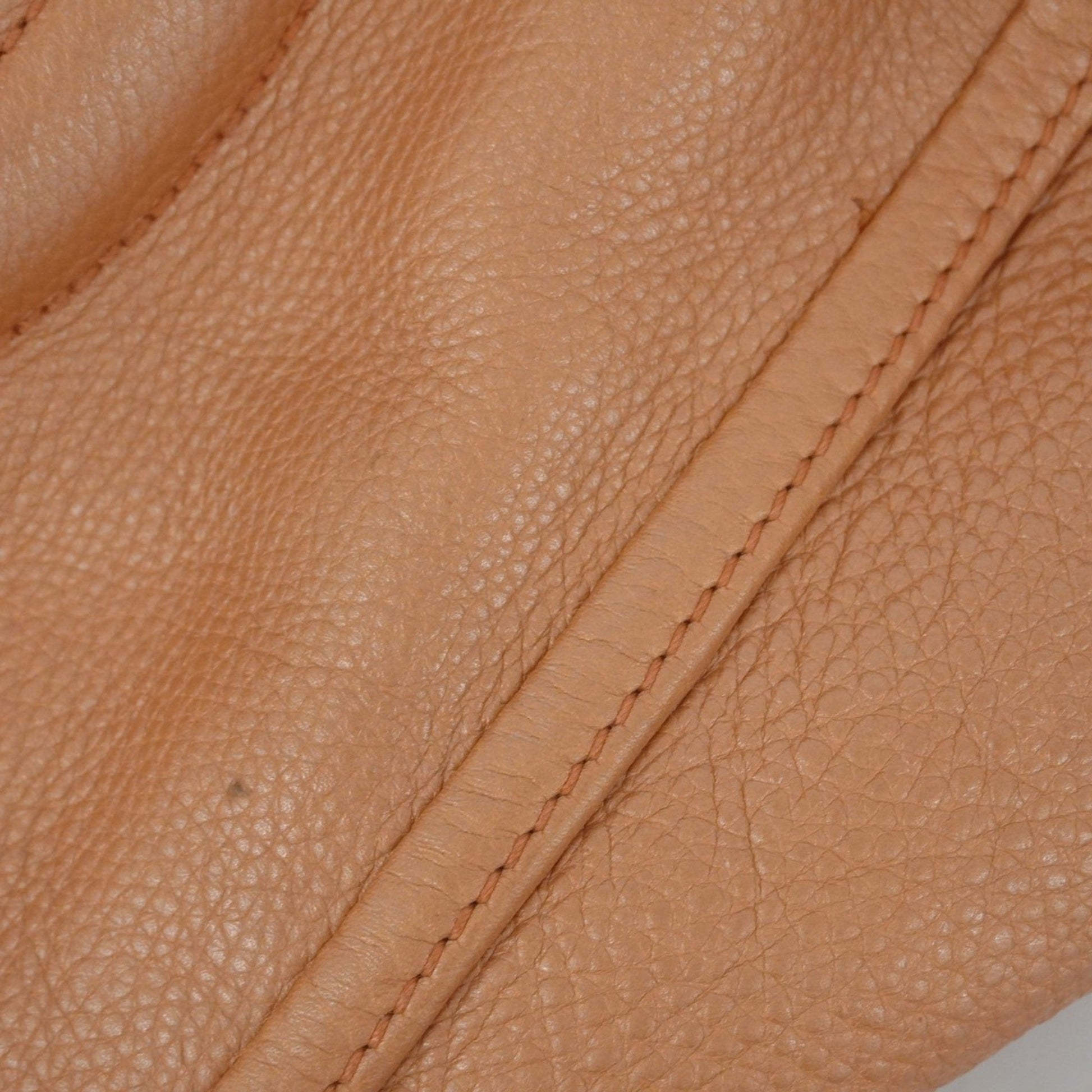 Gucci Orange Leather Tote Bag
