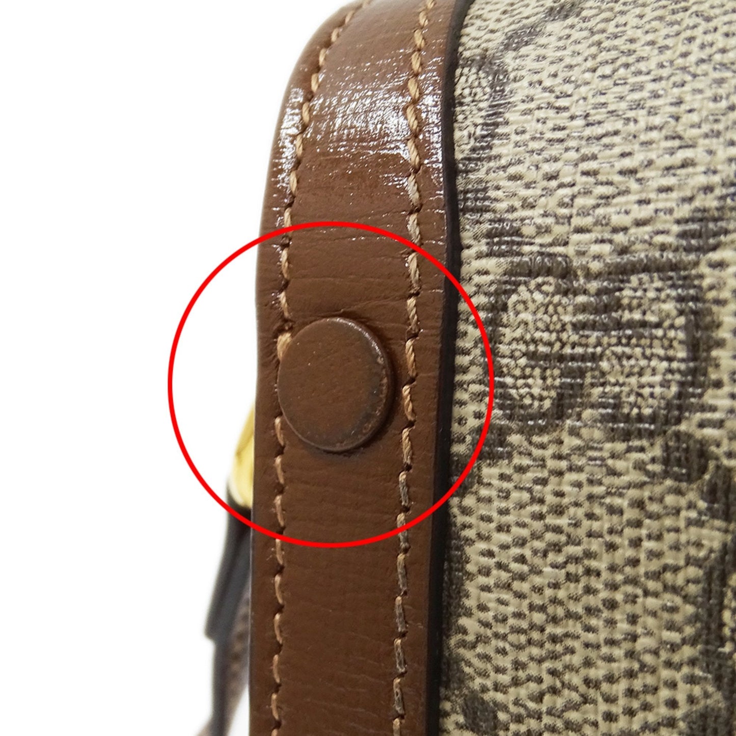 Gucci Beige Brown Gg Supreme Shoulder Bag