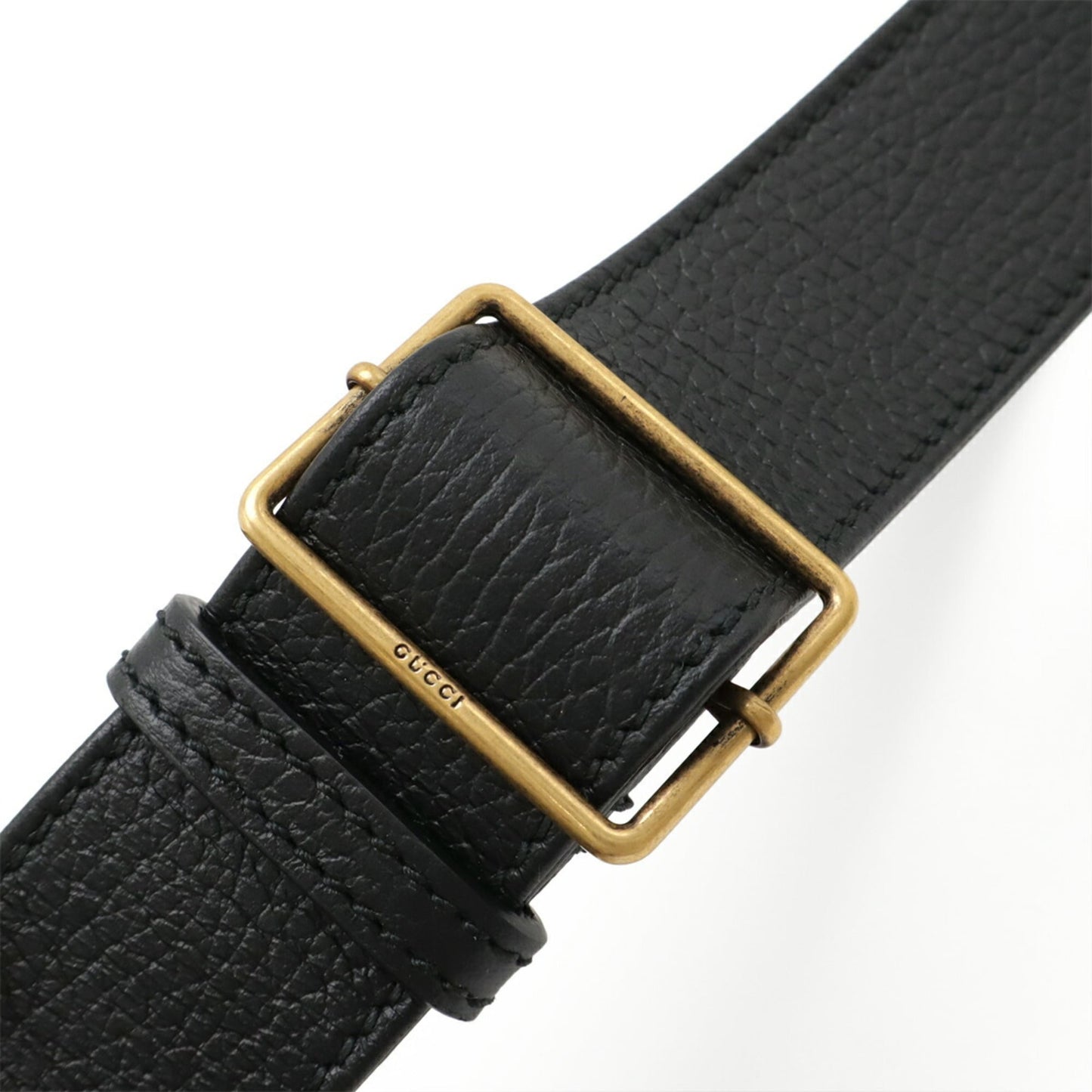 Gucci Black Leather Shoulder Bag