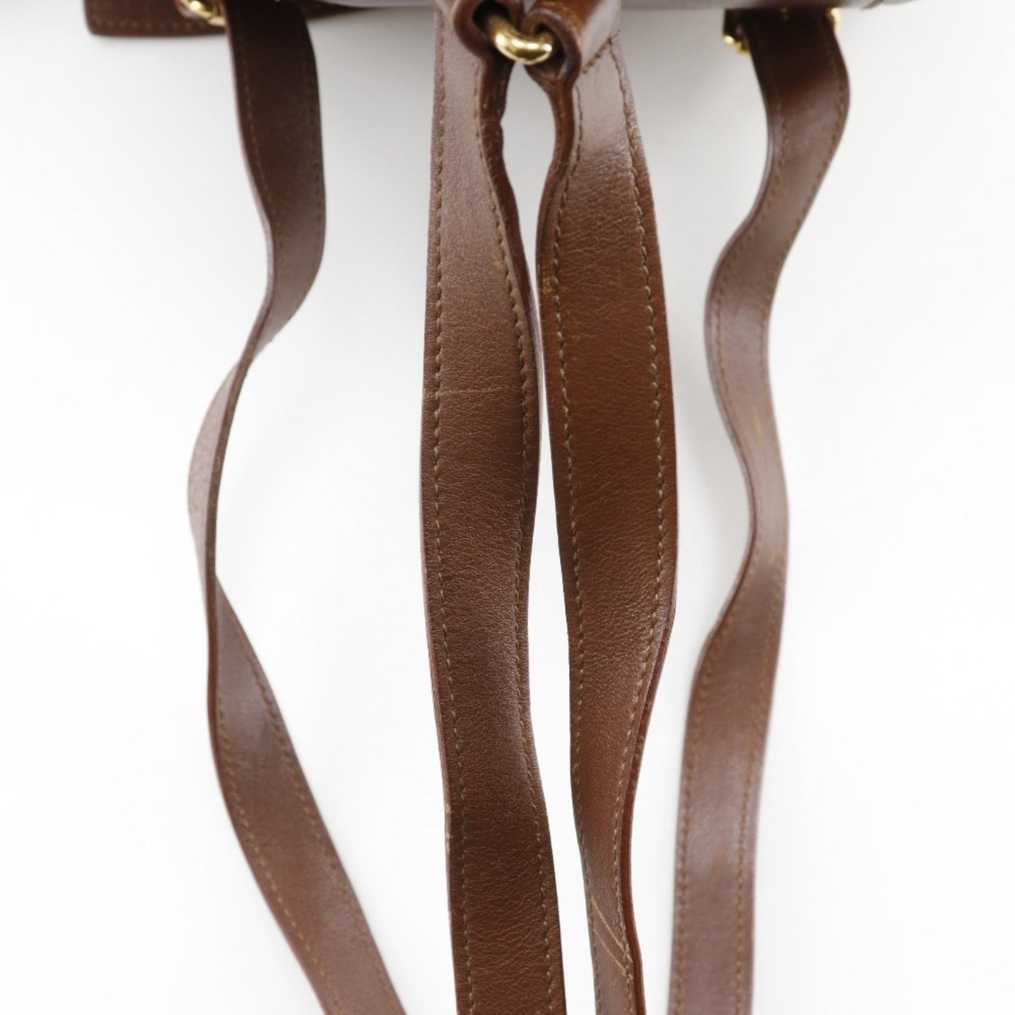 Gucci Brown Leather Backpack