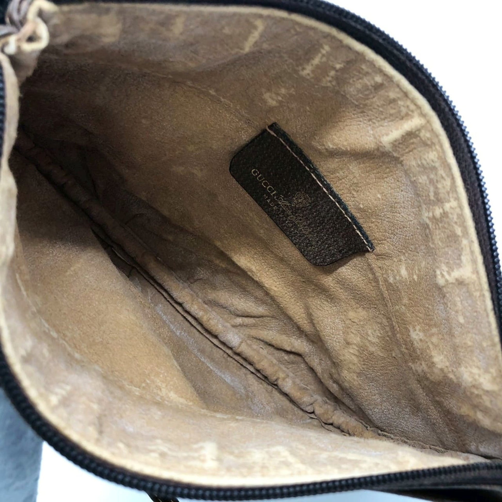 Gucci Brown Gg Supreme Shoulder Bag