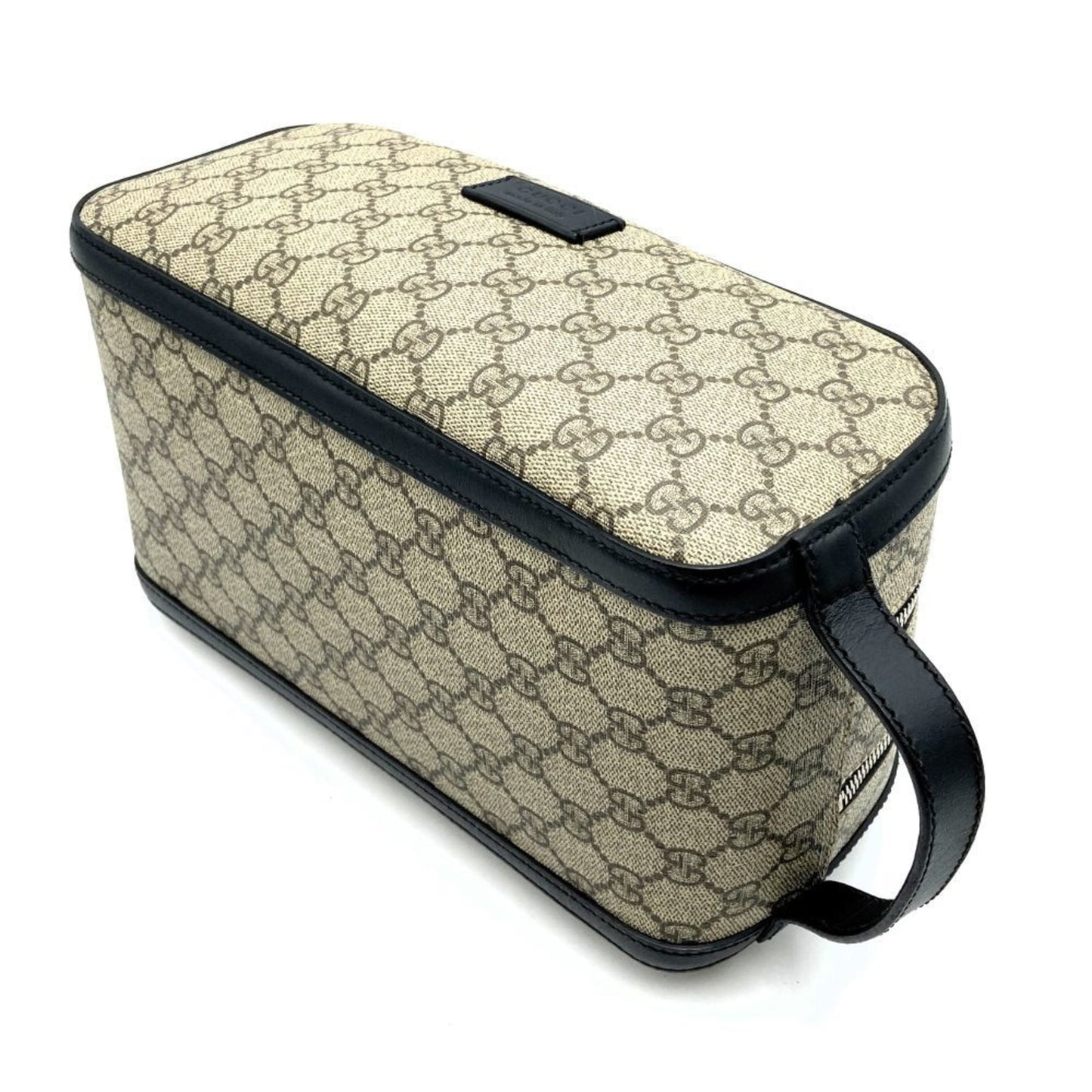 Gucci Beige Gg Supreme Leather Clutch Bag