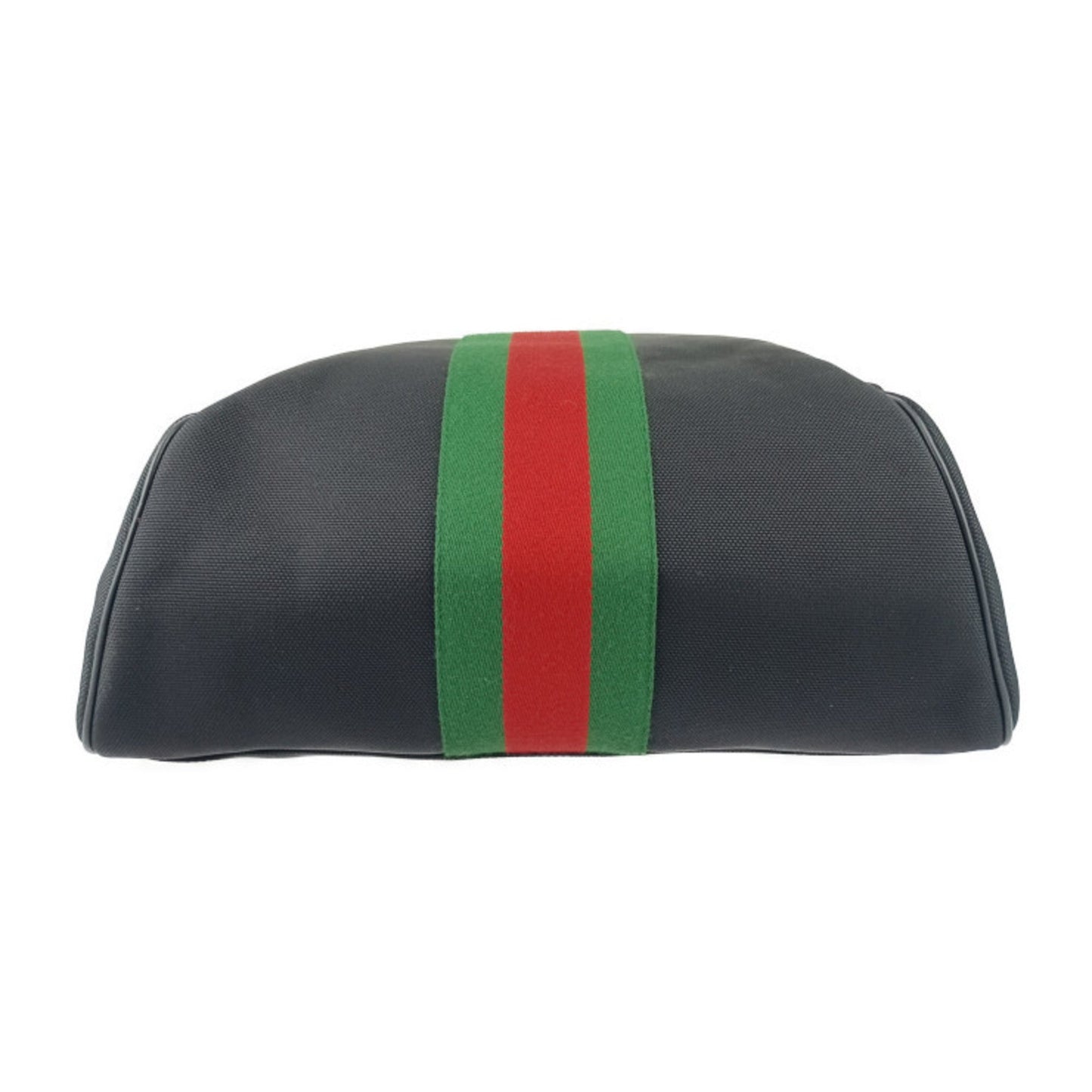 Gucci Black Canvas Leather Backpack