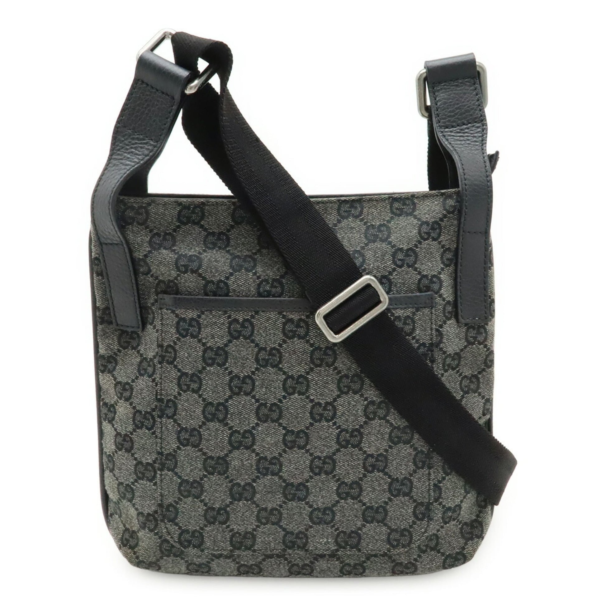 Gucci Dark Gray Gg Canvas Shoulder Bag