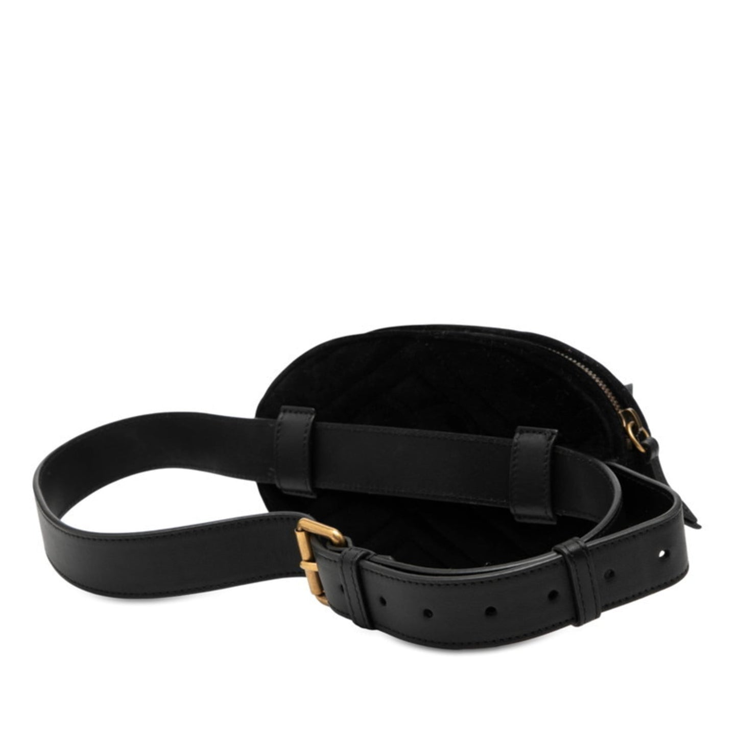 Gucci Black Cotton Polyester Fanny Pack Sling Bag