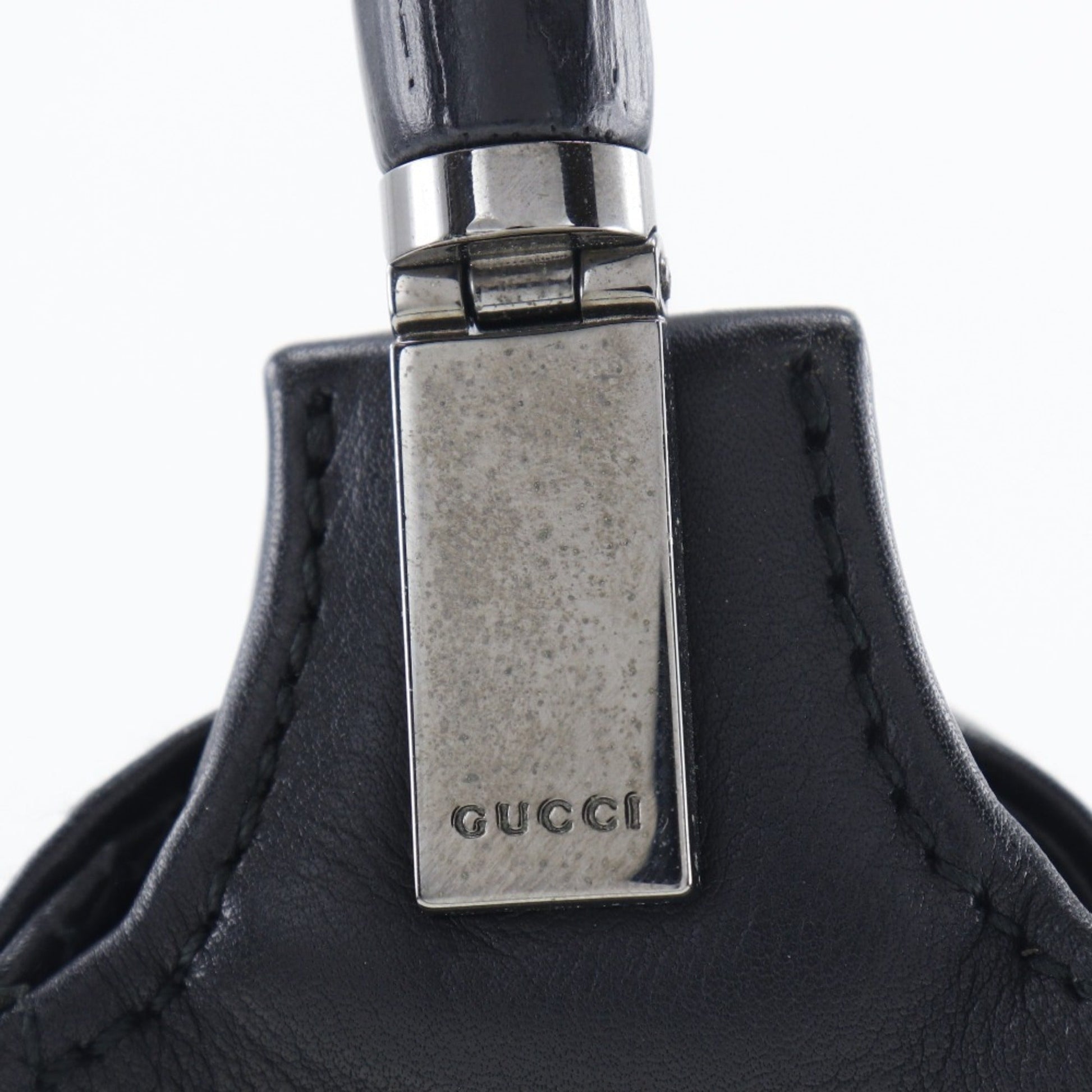 Gucci Black Leather Shoulder Bag
