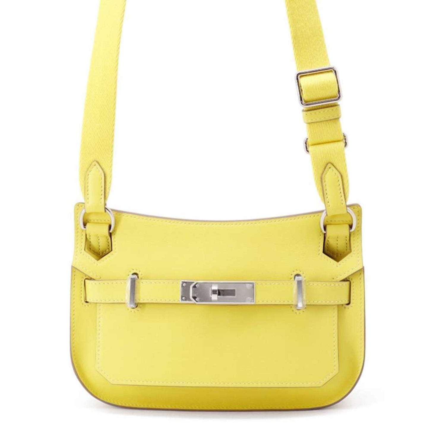 Hermes Lime Swift Shoulder Bag Leather