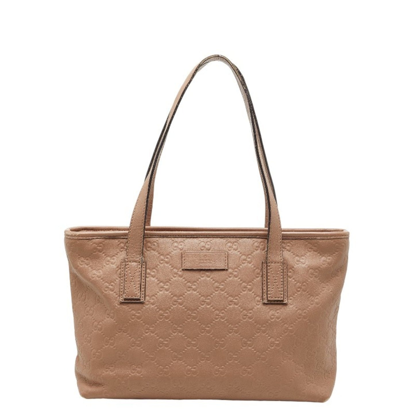 Gucci Beige Leather Handbag Tote Bag