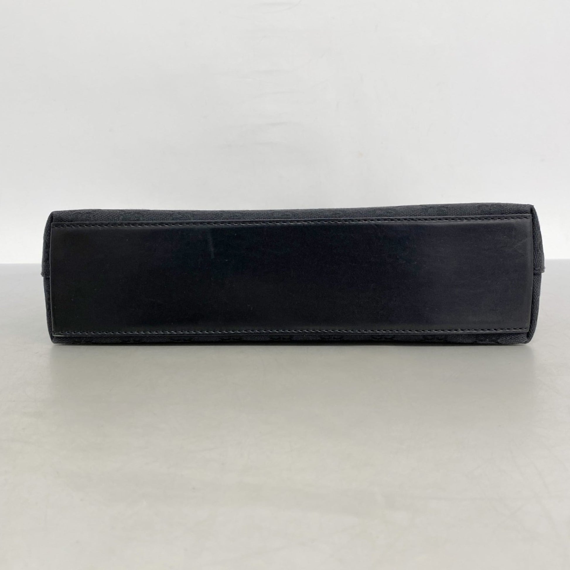 Gucci Black Gg Canvas Shoulder Bag