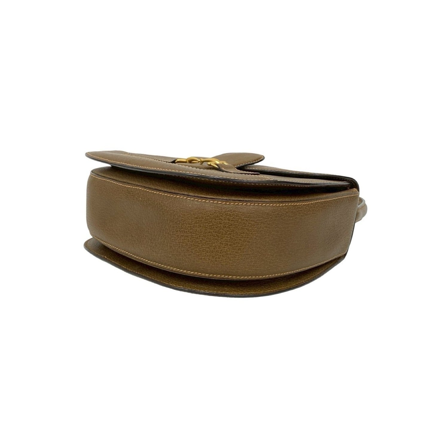 Gucci Brown Leather Handbag Tote Bag