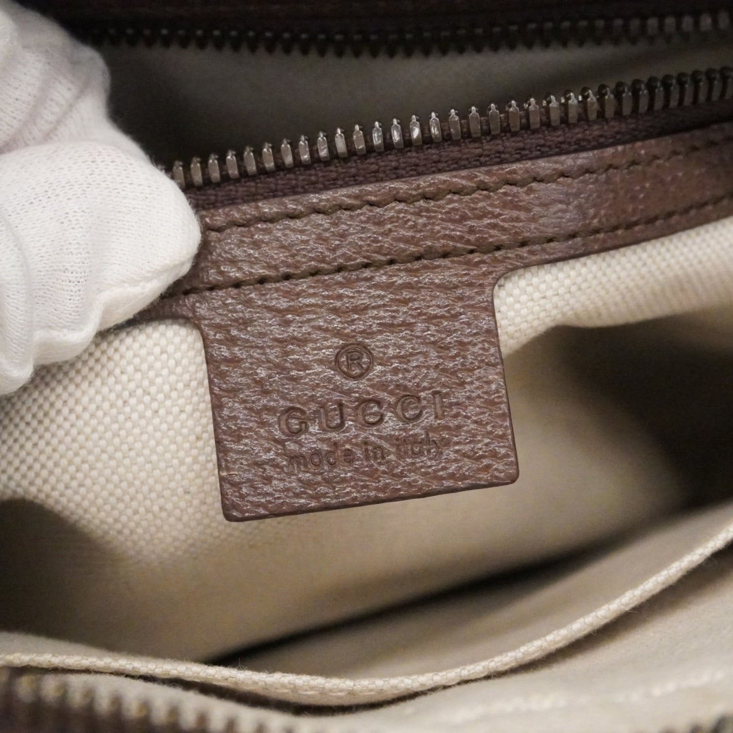 Gucci Brown Pvc Shoulder Bag