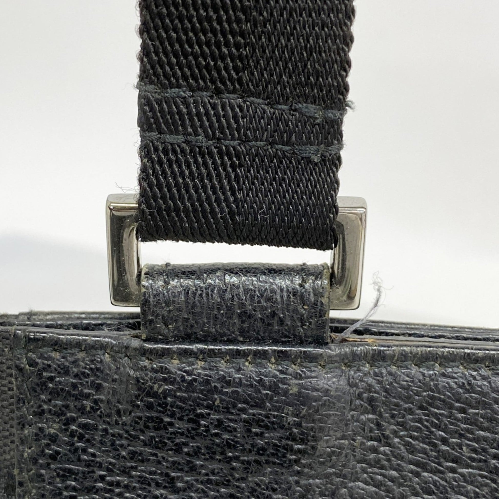Gucci Black Canvas Shoulder Bag