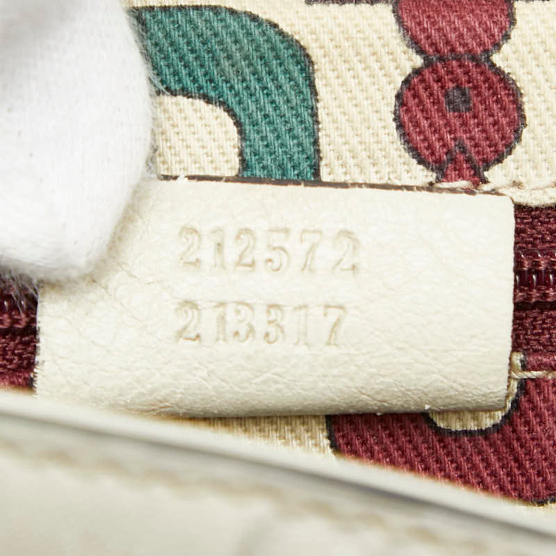 Gucci Ivory White Leather Shoulder Bag
