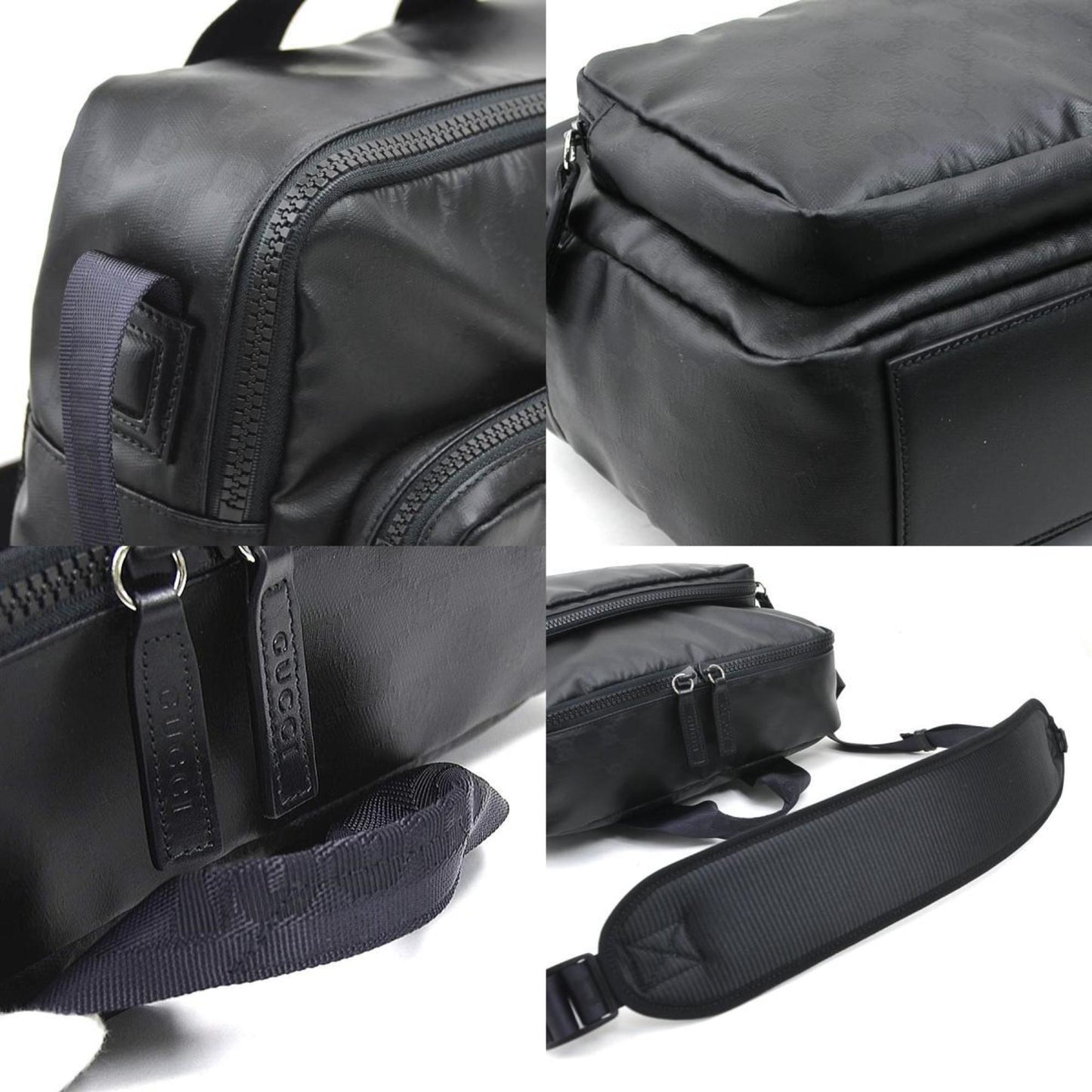 Gucci Black Pvc Shoulder Bag