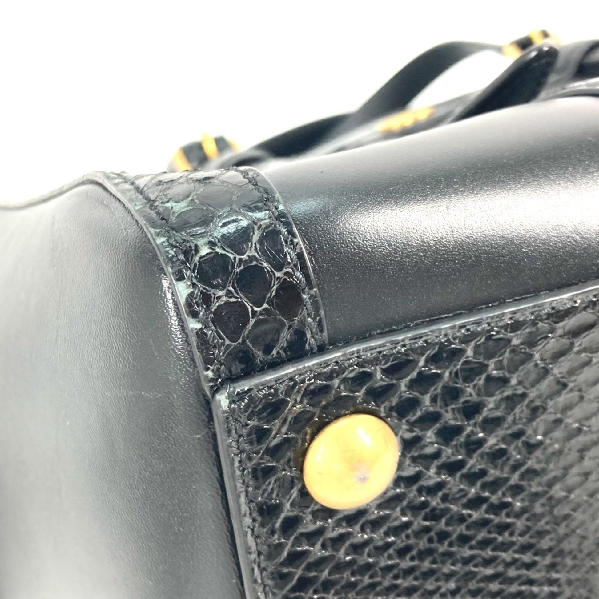 Gucci Black Leather Handbag