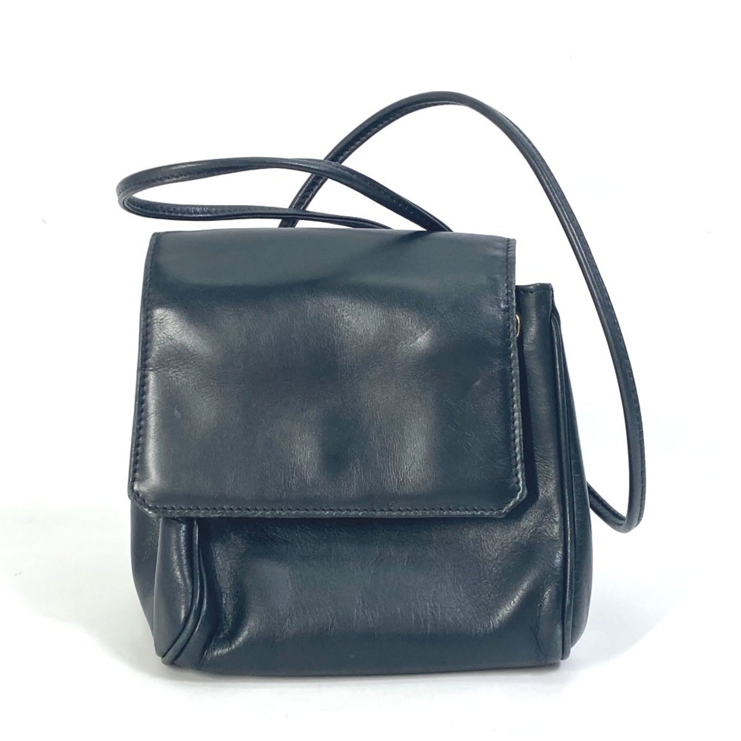 Dior Handbag Christian Color Pochette Shoulder Bag Leather Black Red