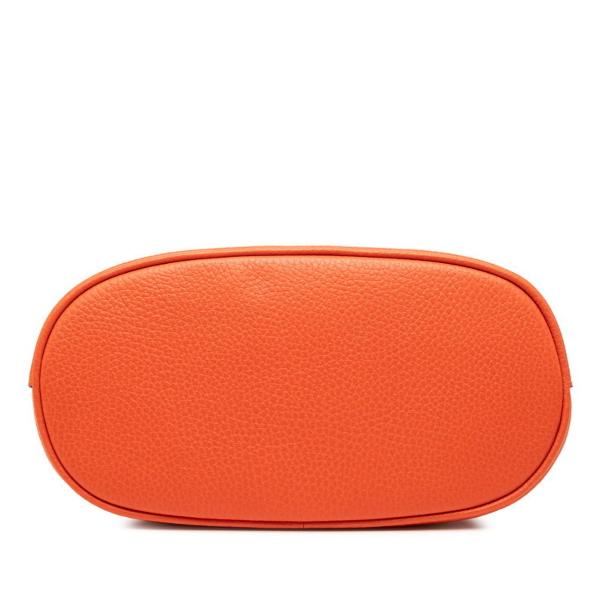 Gucci Orange Leather Handbag Shoulder Bag