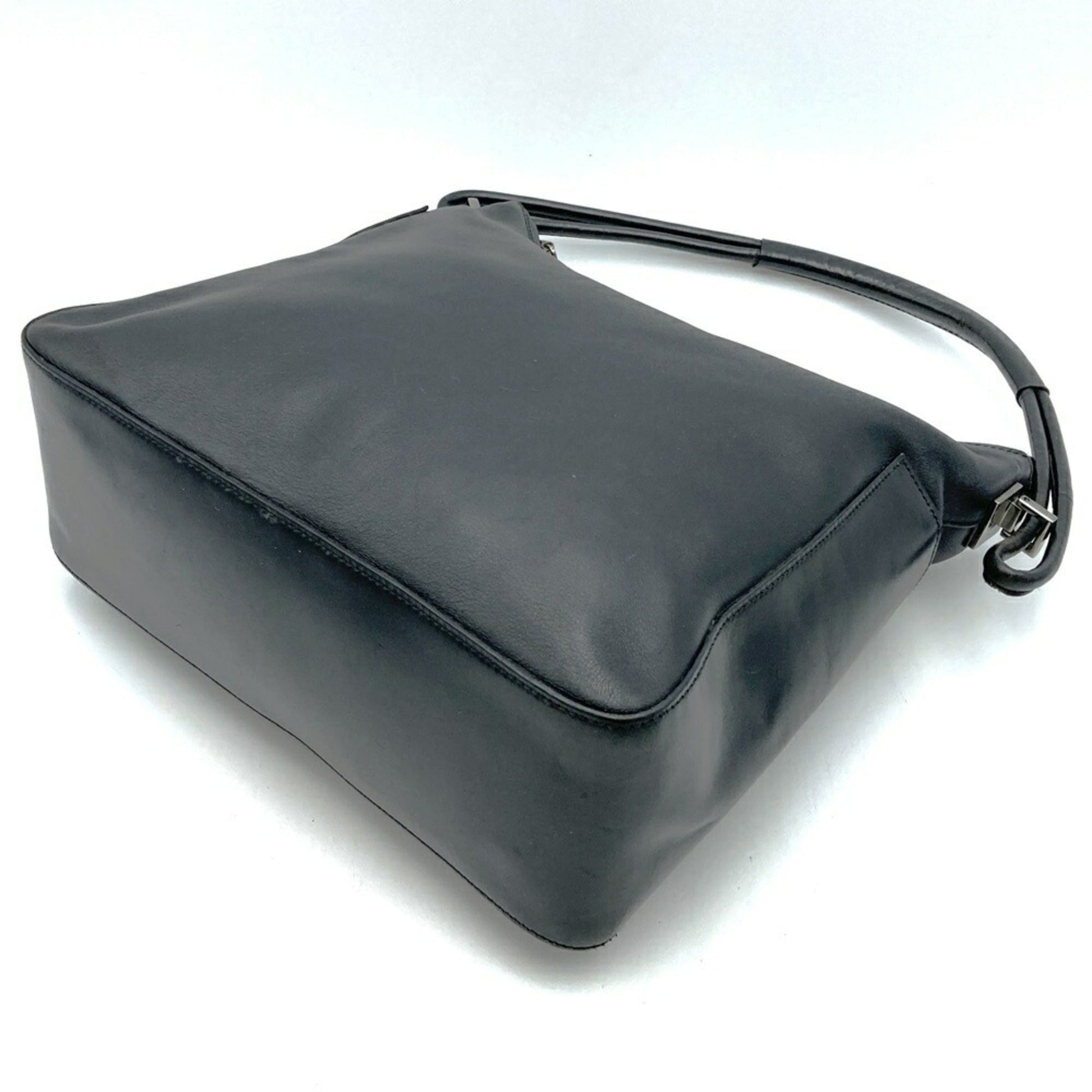 Gucci Black Leather Handbag Shoulder Bag