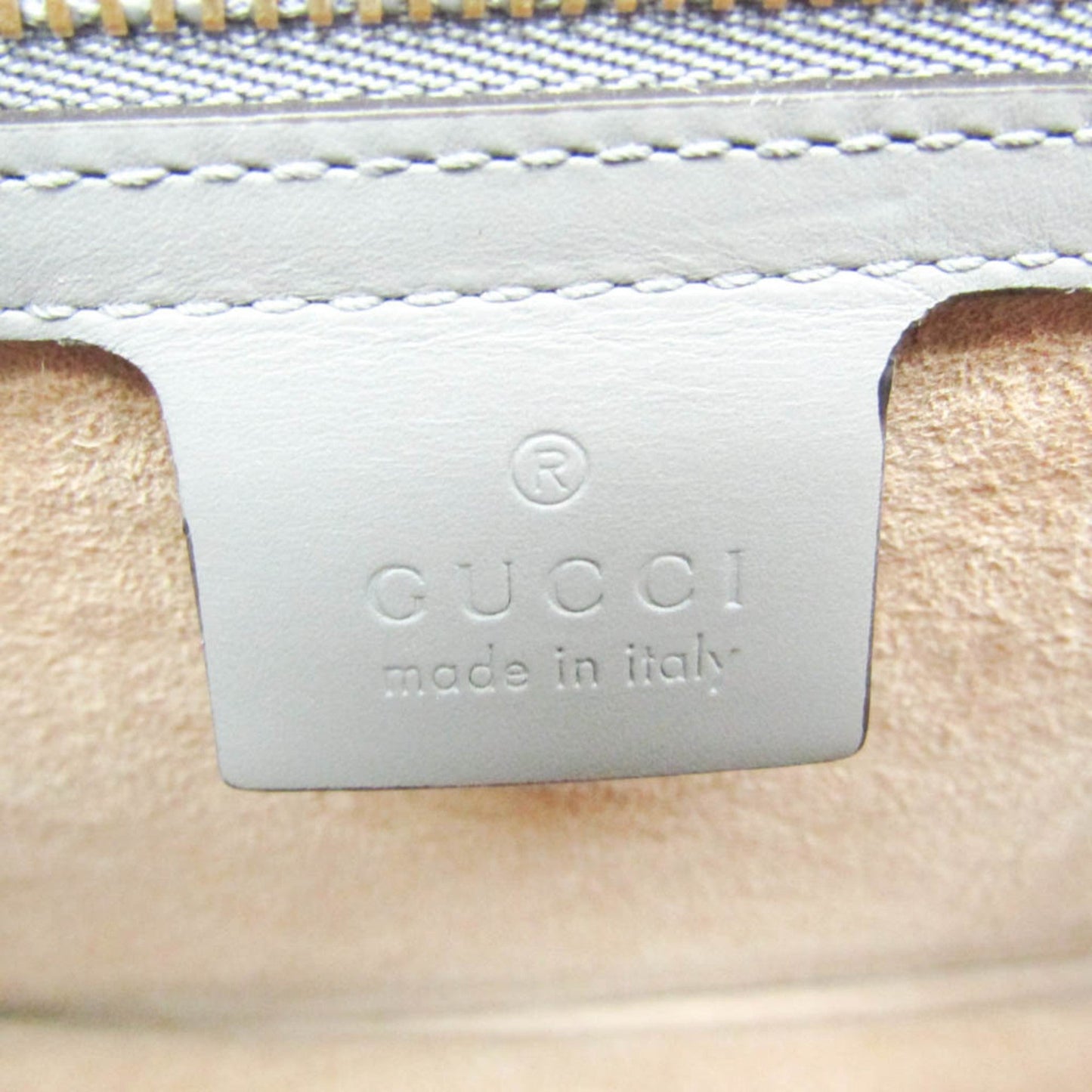 Gucci Gray Leather Shoulder Bag