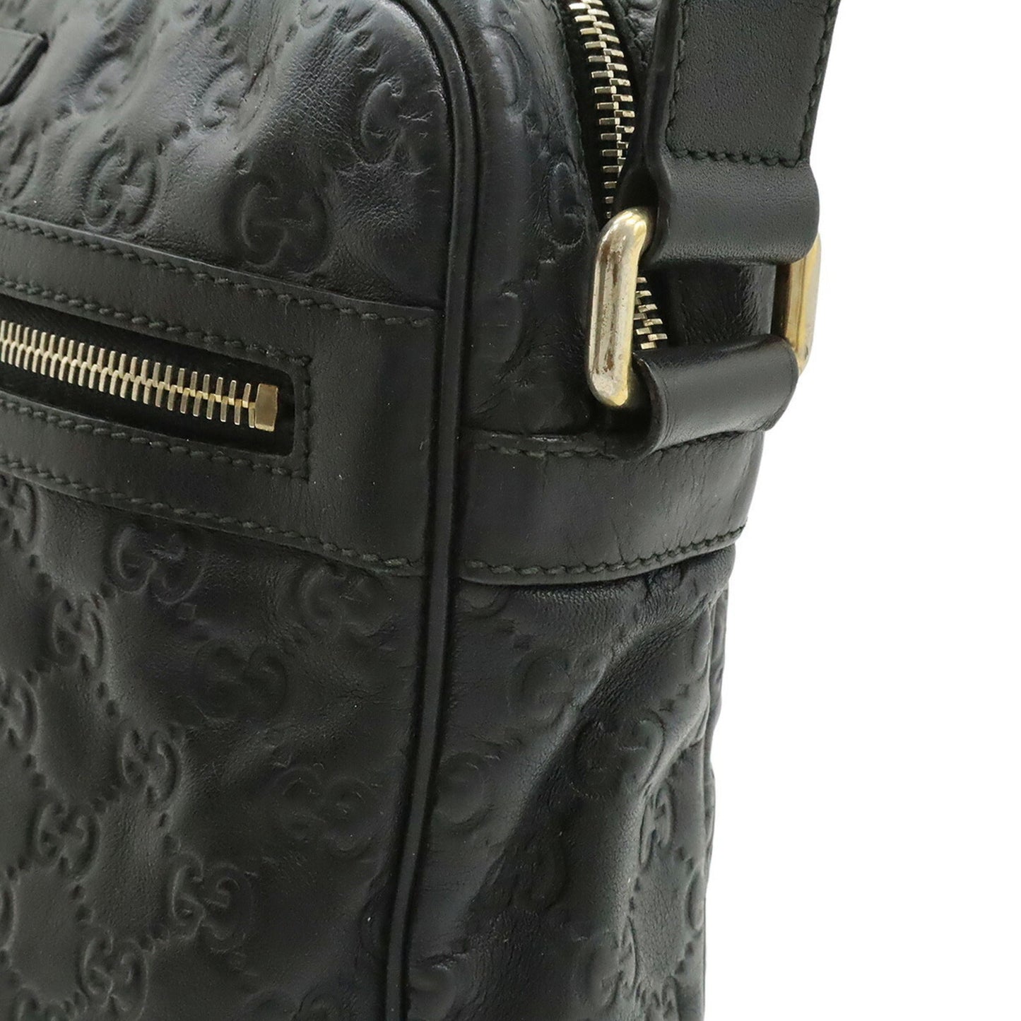 Gucci Black Leather Shoulder Bag