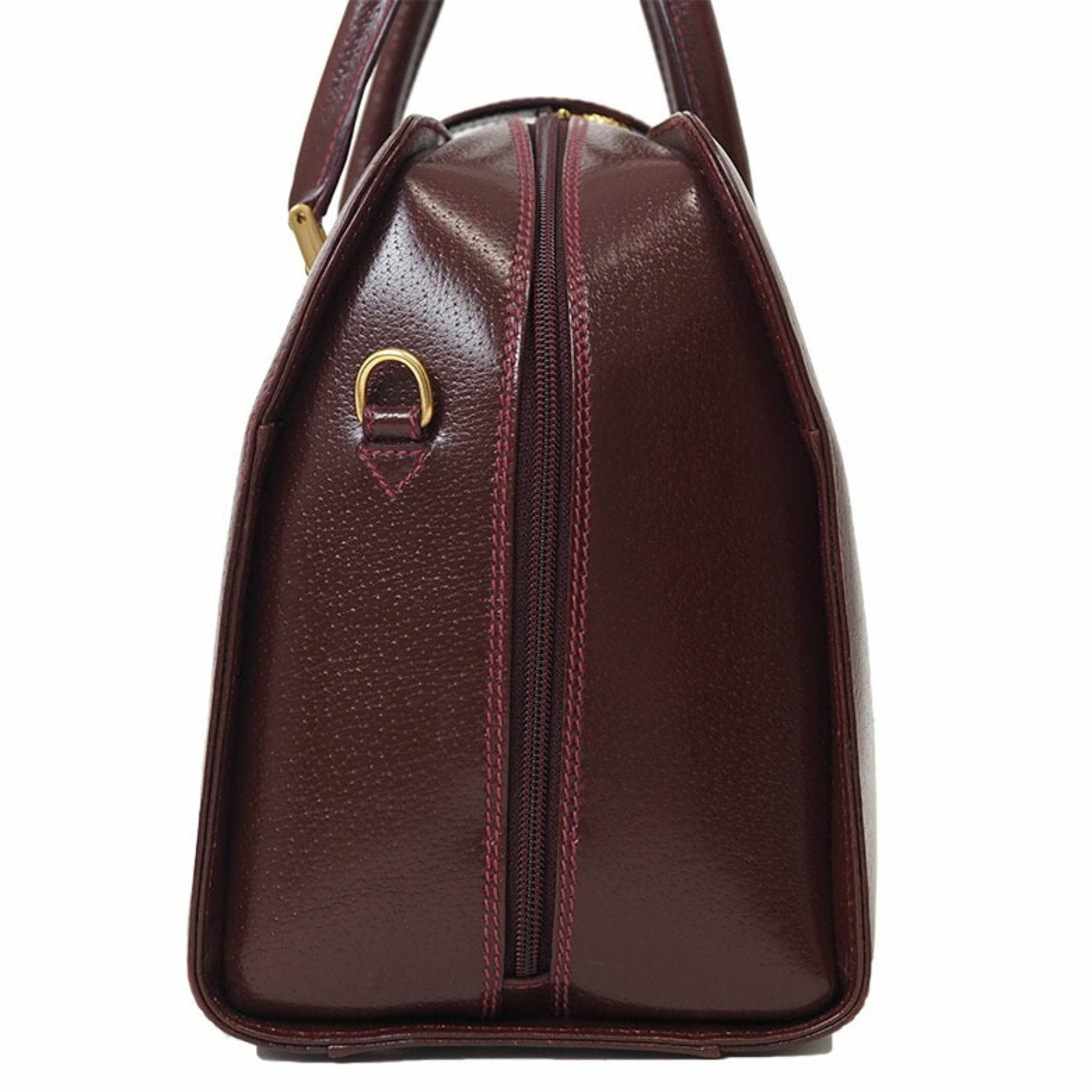 Gucci Bordeaux Leather Handbag