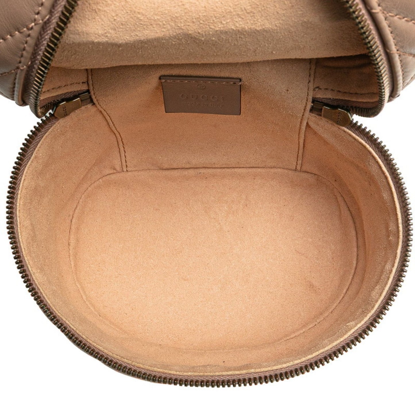 Gucci Gg Marmont Beige Quilting Backpack
