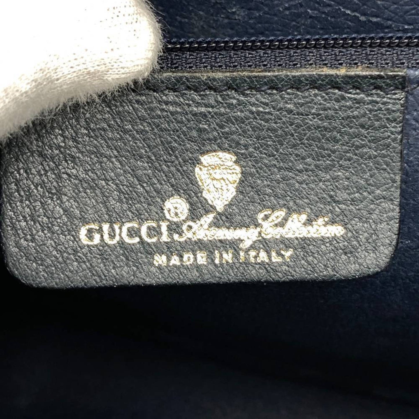 Gucci Navy Gg Supreme Shoulder Bag