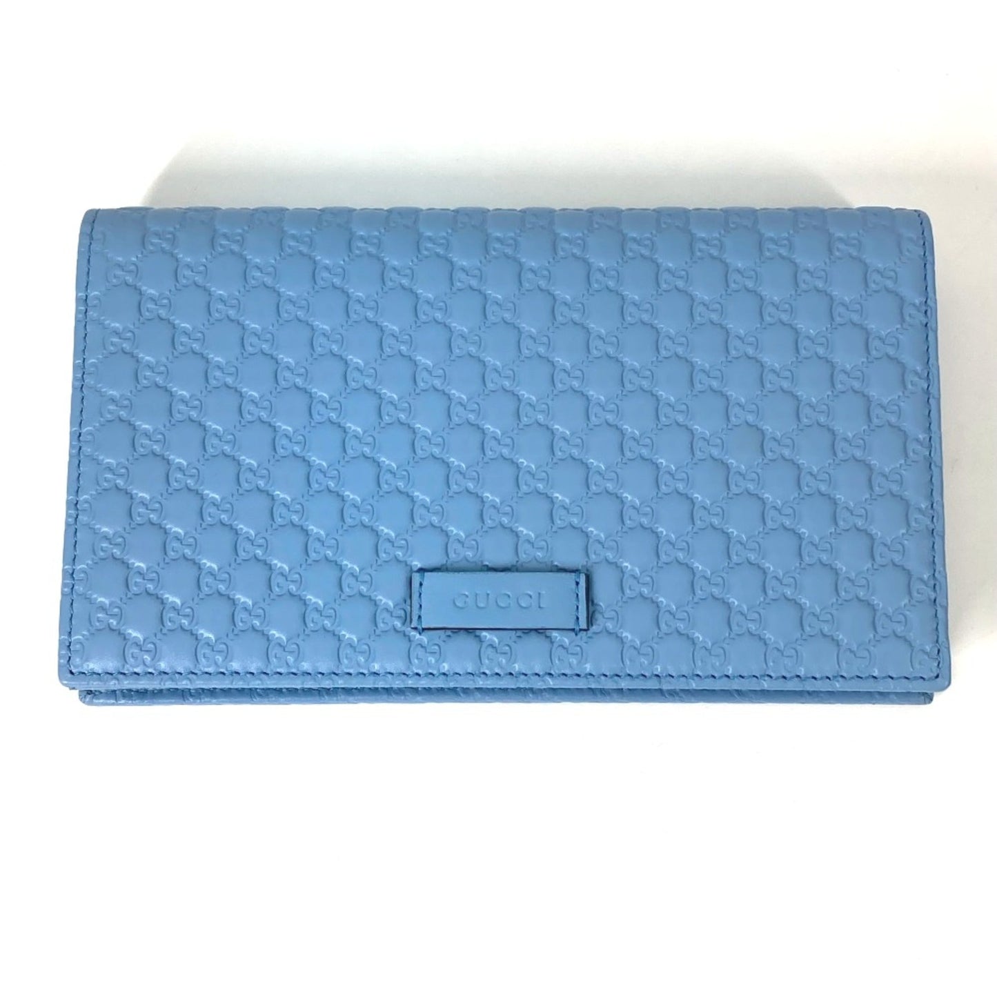 Gucci Blue Leather Shoulder Bag