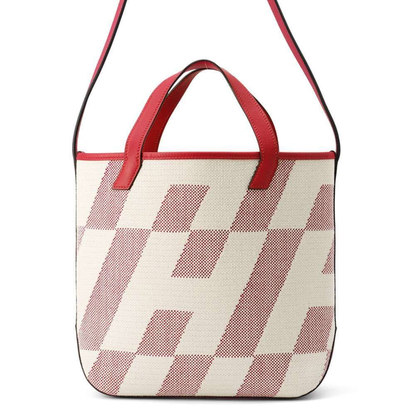 Hermes Kara Swift Toile Handbag Tote Bag Leather