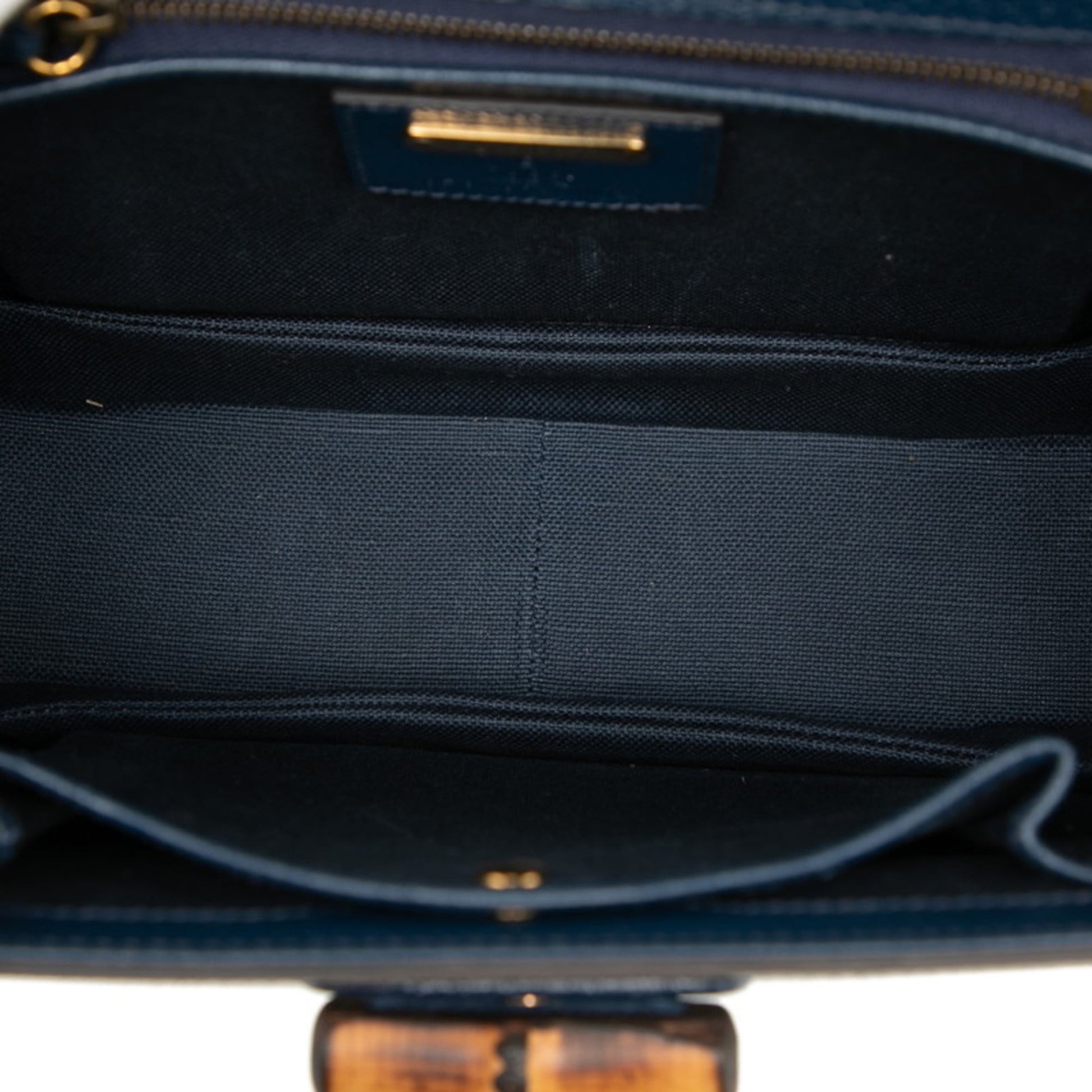 Gucci Multi-Color Navy Pvc Leather Handbag Shoulder Bag