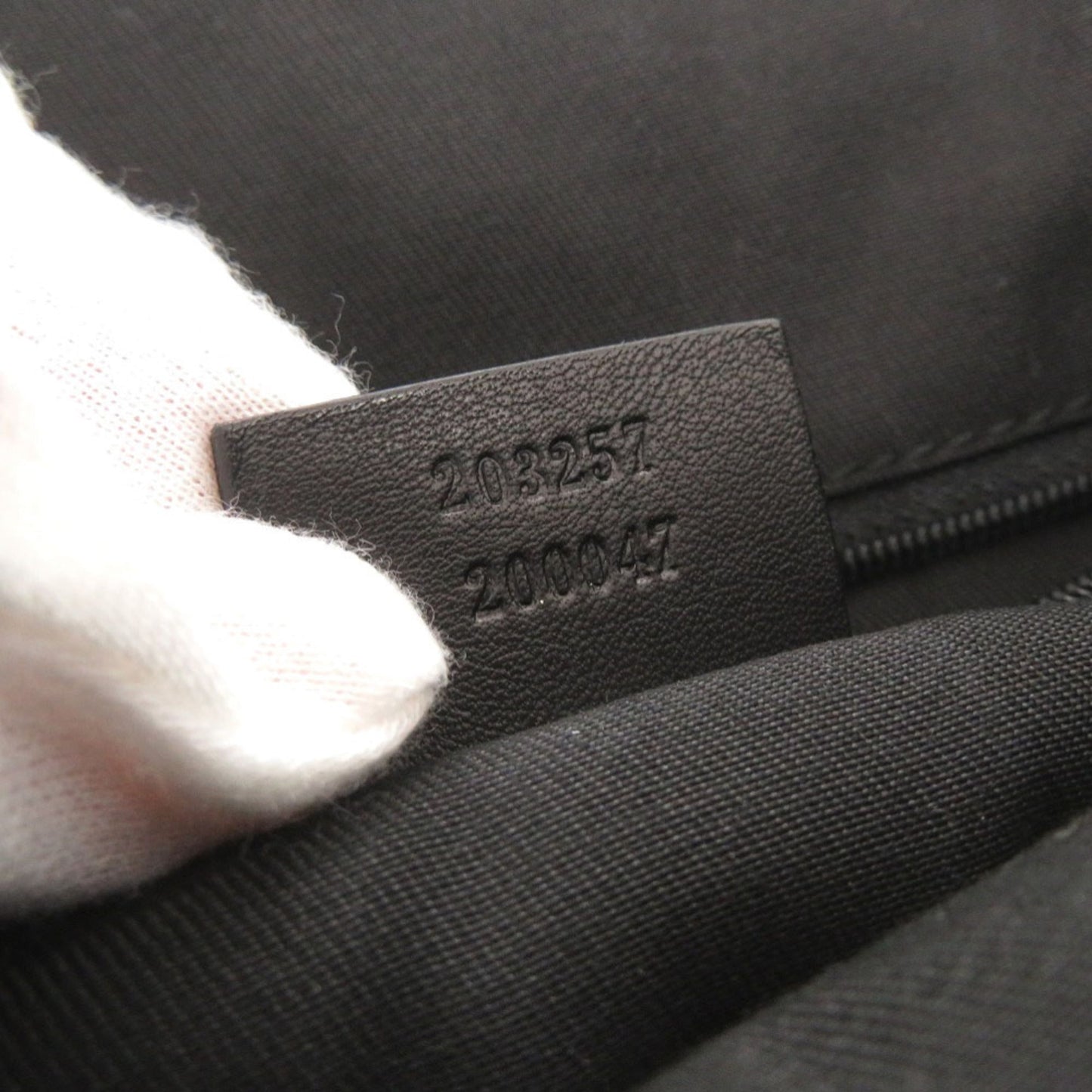 Gucci Black Gg Canvas Leather Shoulder Bag