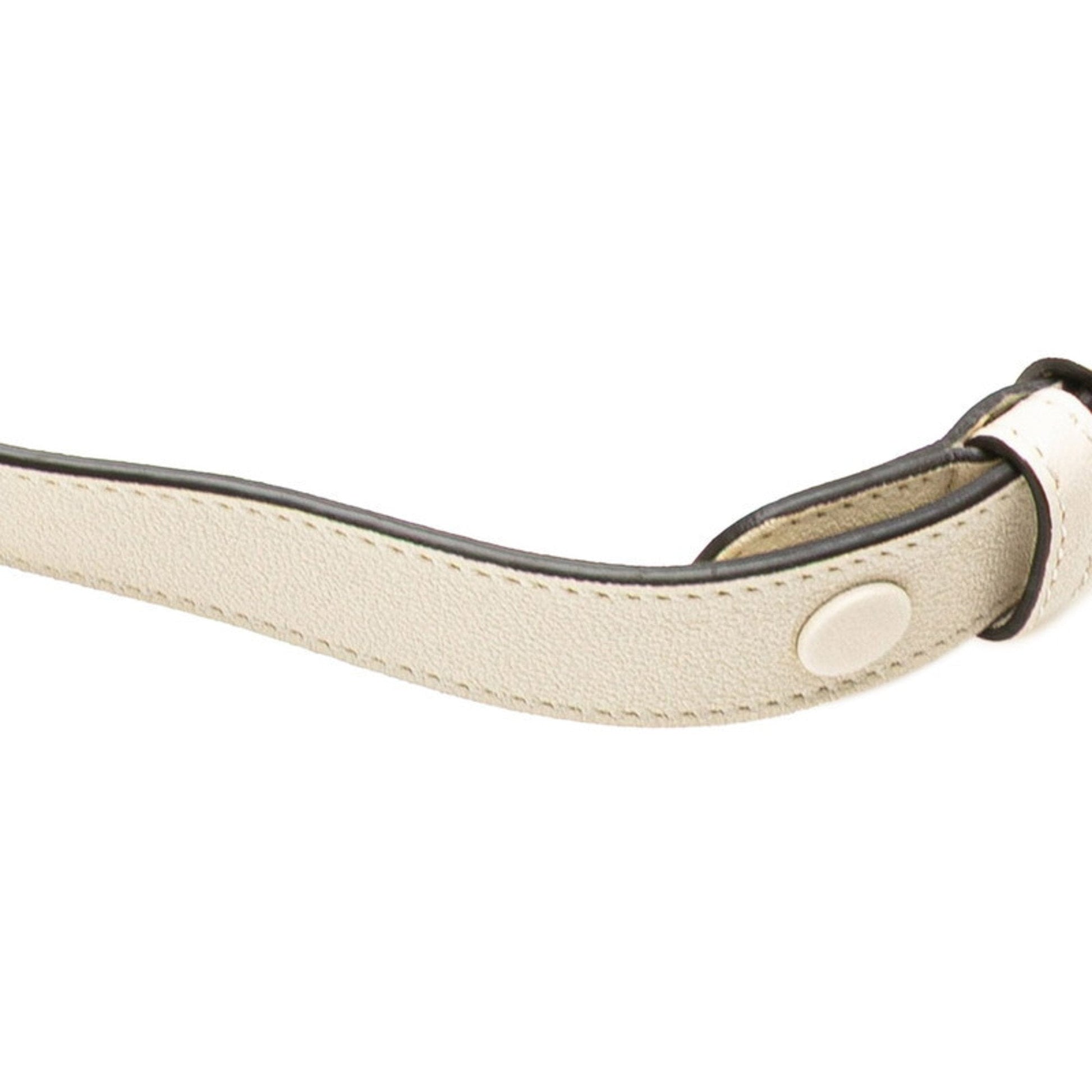 Gucci White Leather Handbag Shoulder Bag