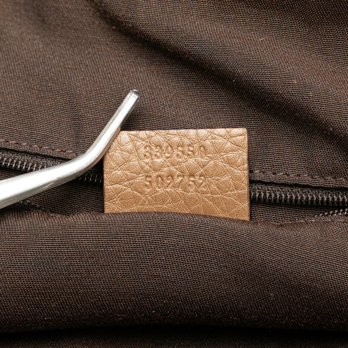 Gucci Brown Leather Shoulder Bag Tote Bag