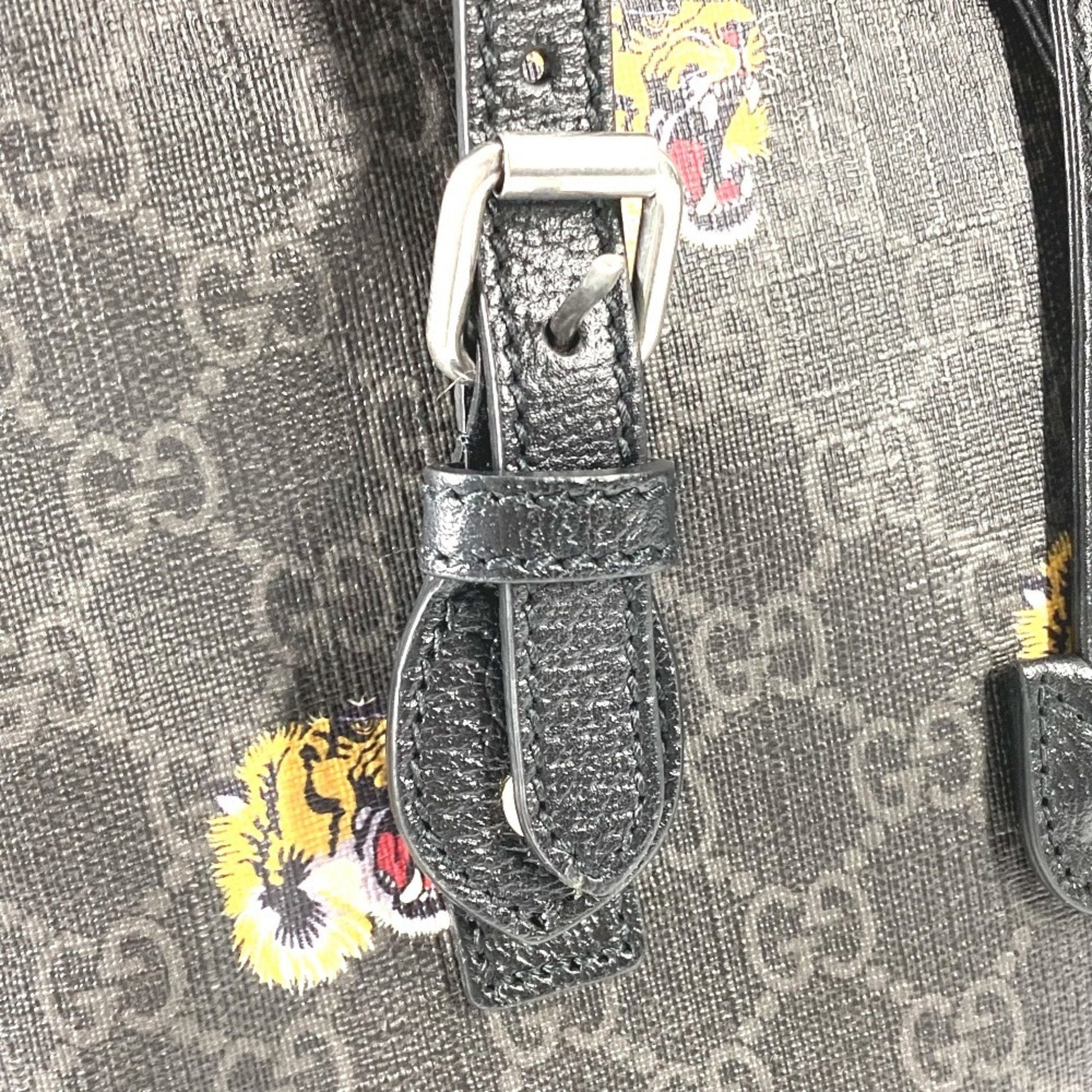 Gucci Black Gg Supreme Backpack
