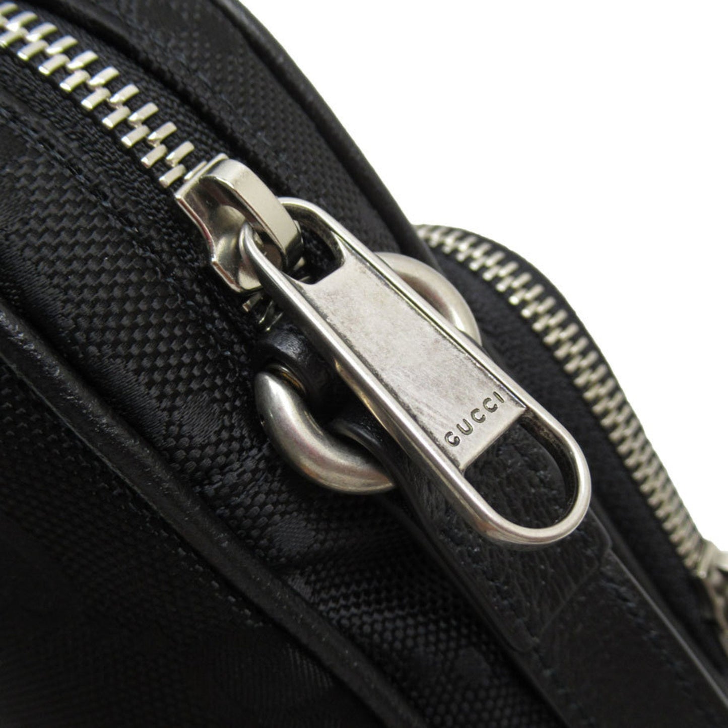 Gucci Black Canvas Shoulder Bag