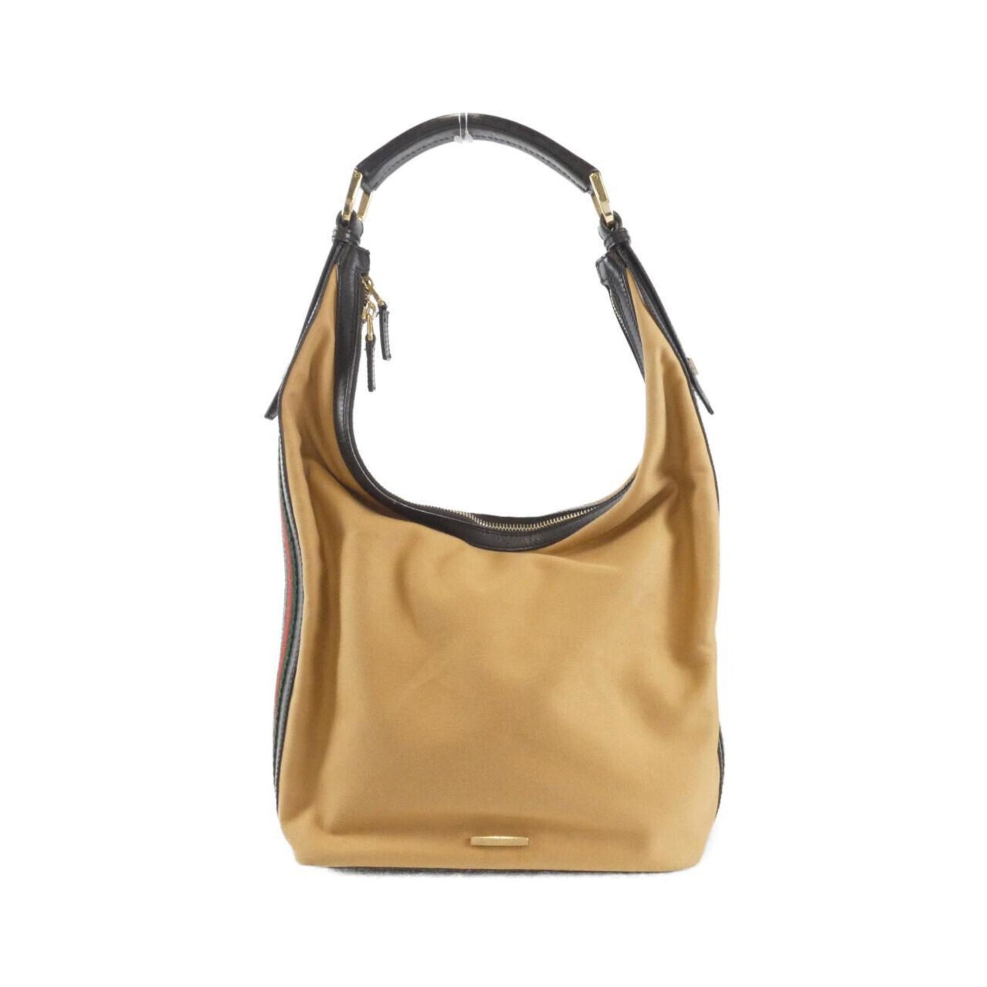 Gucci Beige Canvas Shoulder Bag