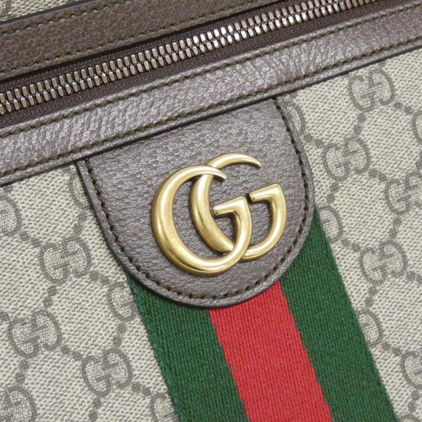 Gucci Beige Brown Gg Supreme Shoulder Bag