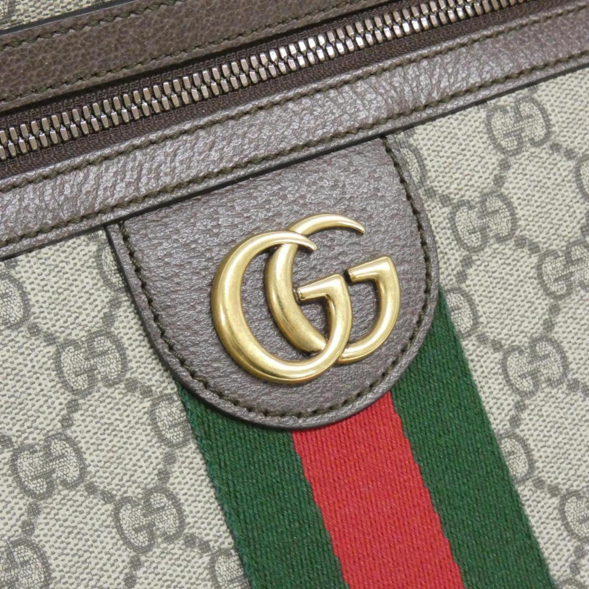 Gucci Beige Brown Gg Supreme Shoulder Bag