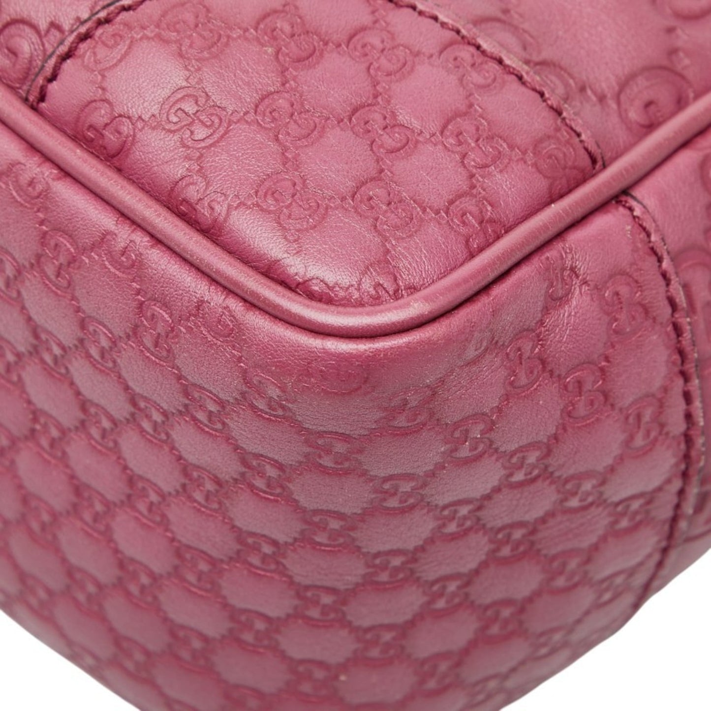 Gucci Purple Leather Handbag Shoulder Bag