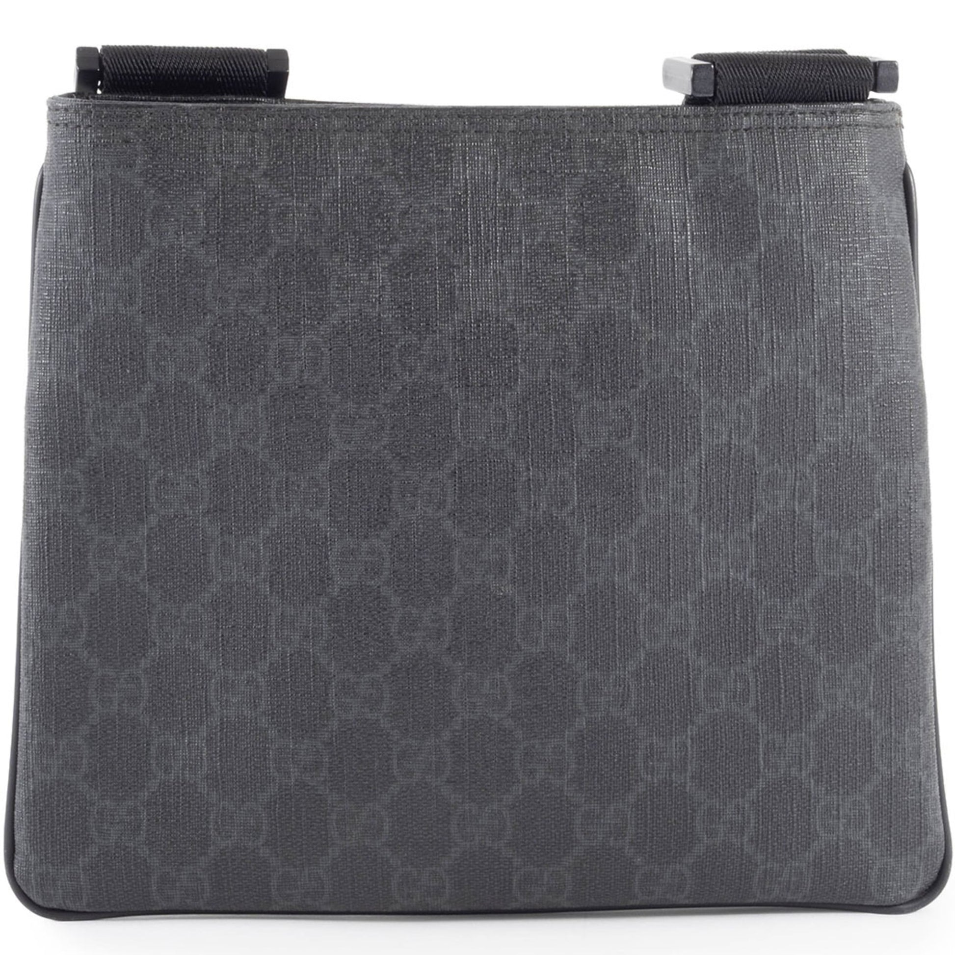 Gucci Gray Gg Supreme Leather Shoulder Bag