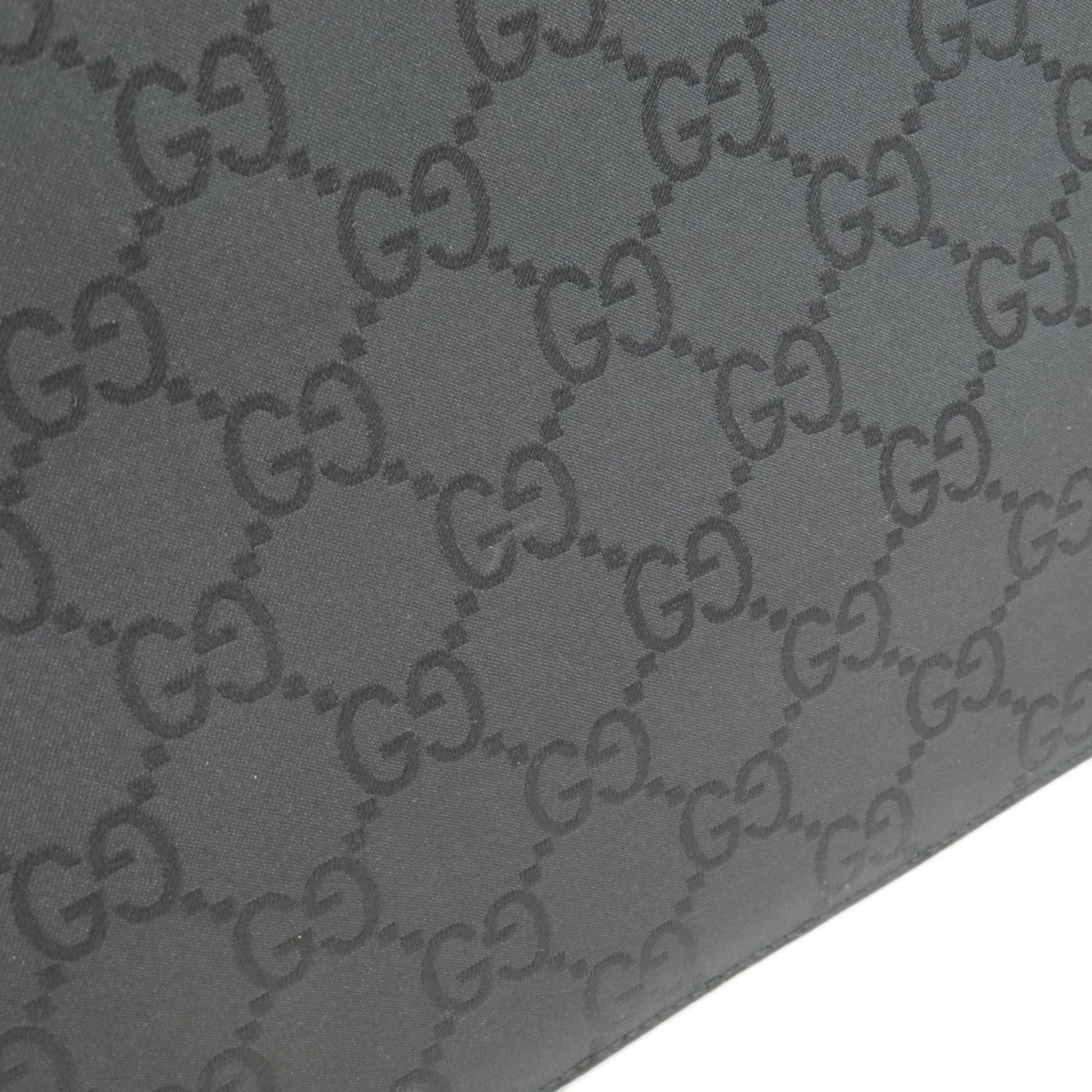Gucci Black Nylon Canvas Briefcase Handbag
