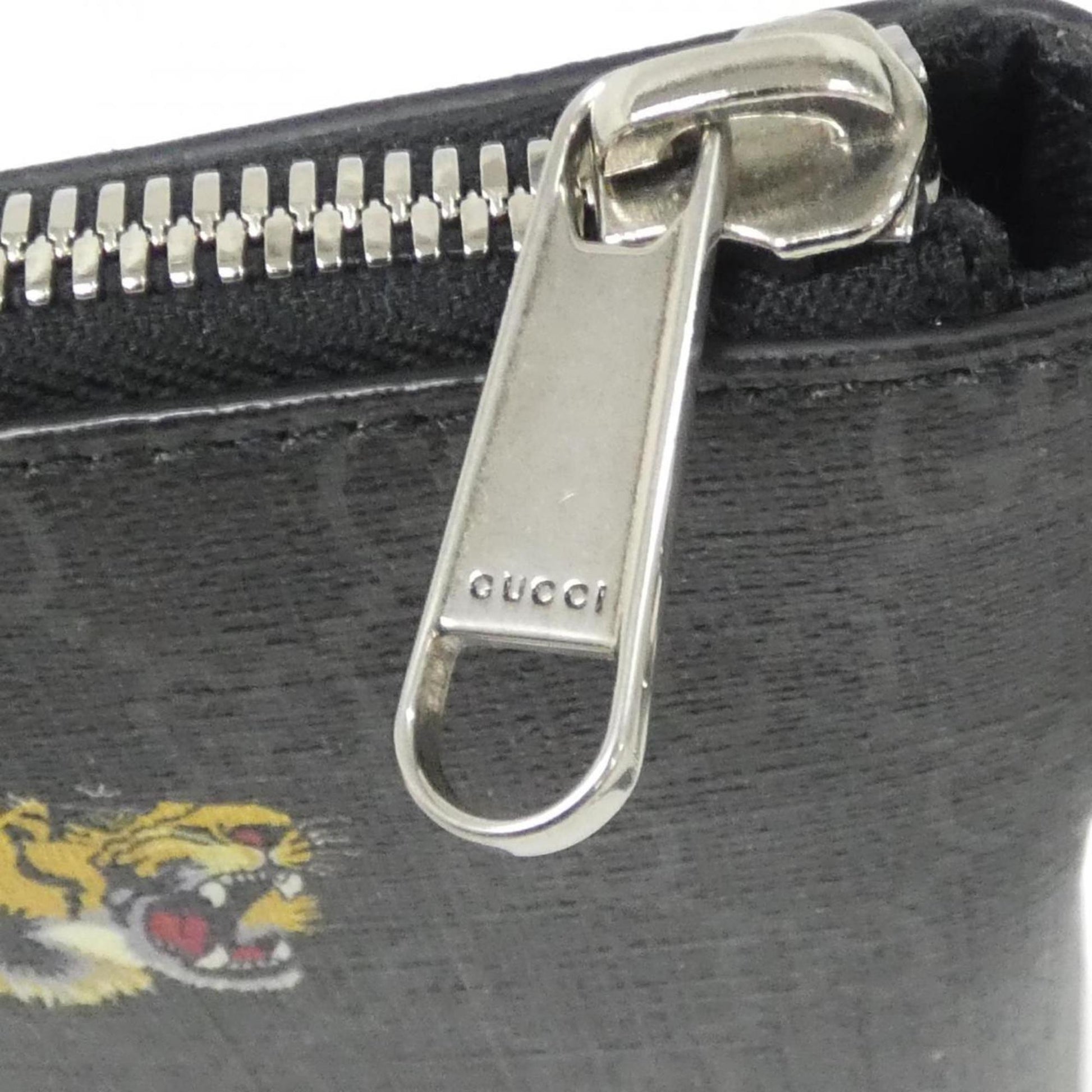Gucci Black Yellow Gg Supreme Canvas Handbag