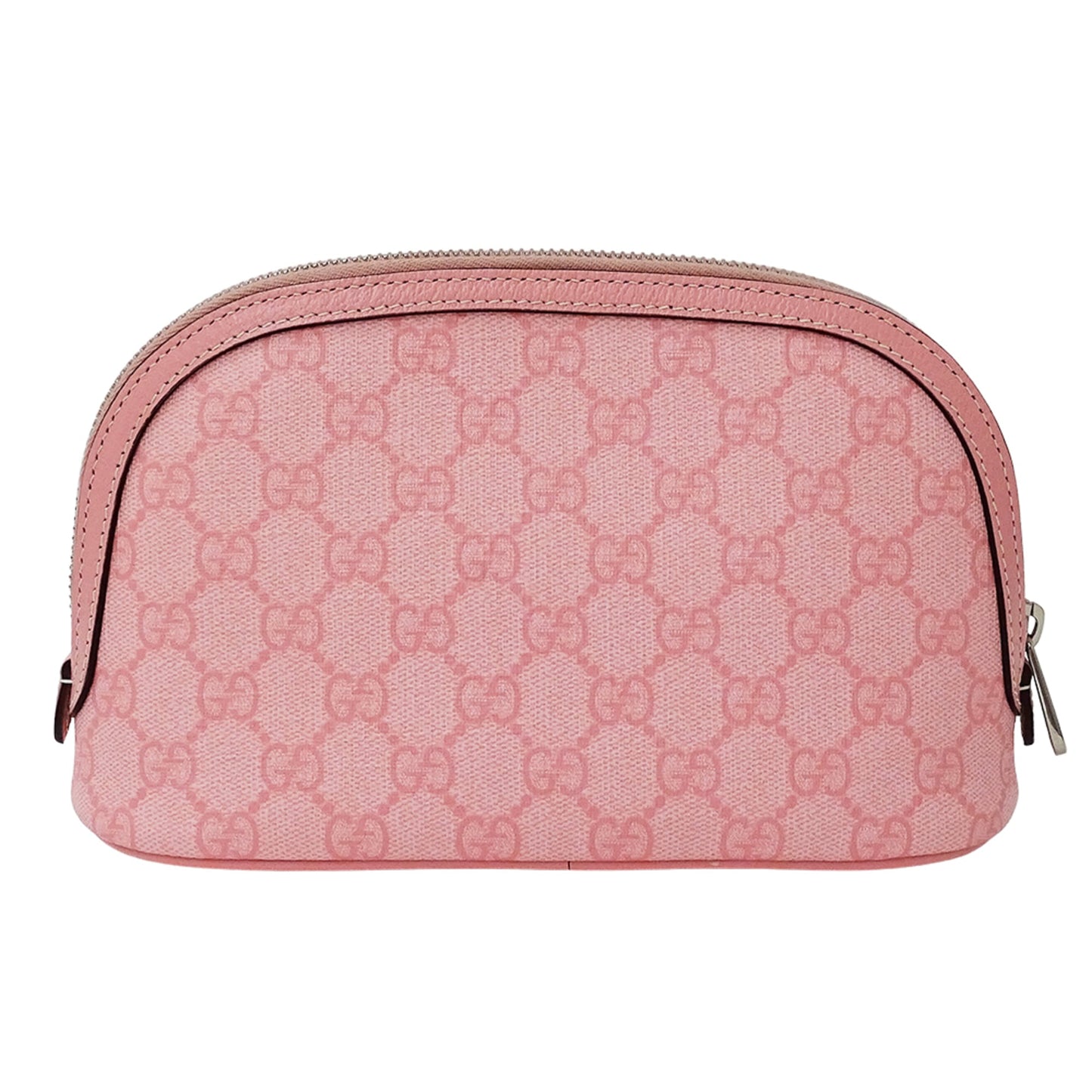 Gucci Pink Gg Supreme Pouch