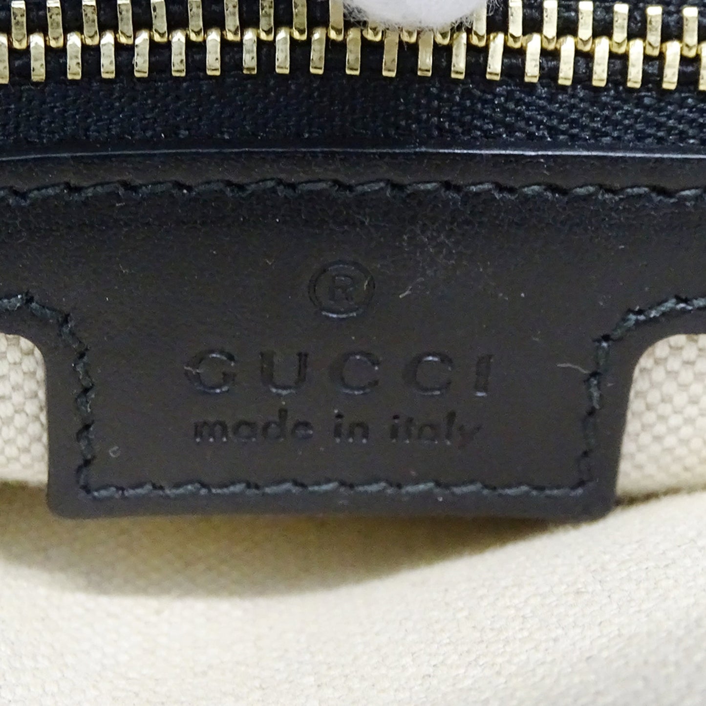 Gucci Black Leather Handbag Shoulder Bag