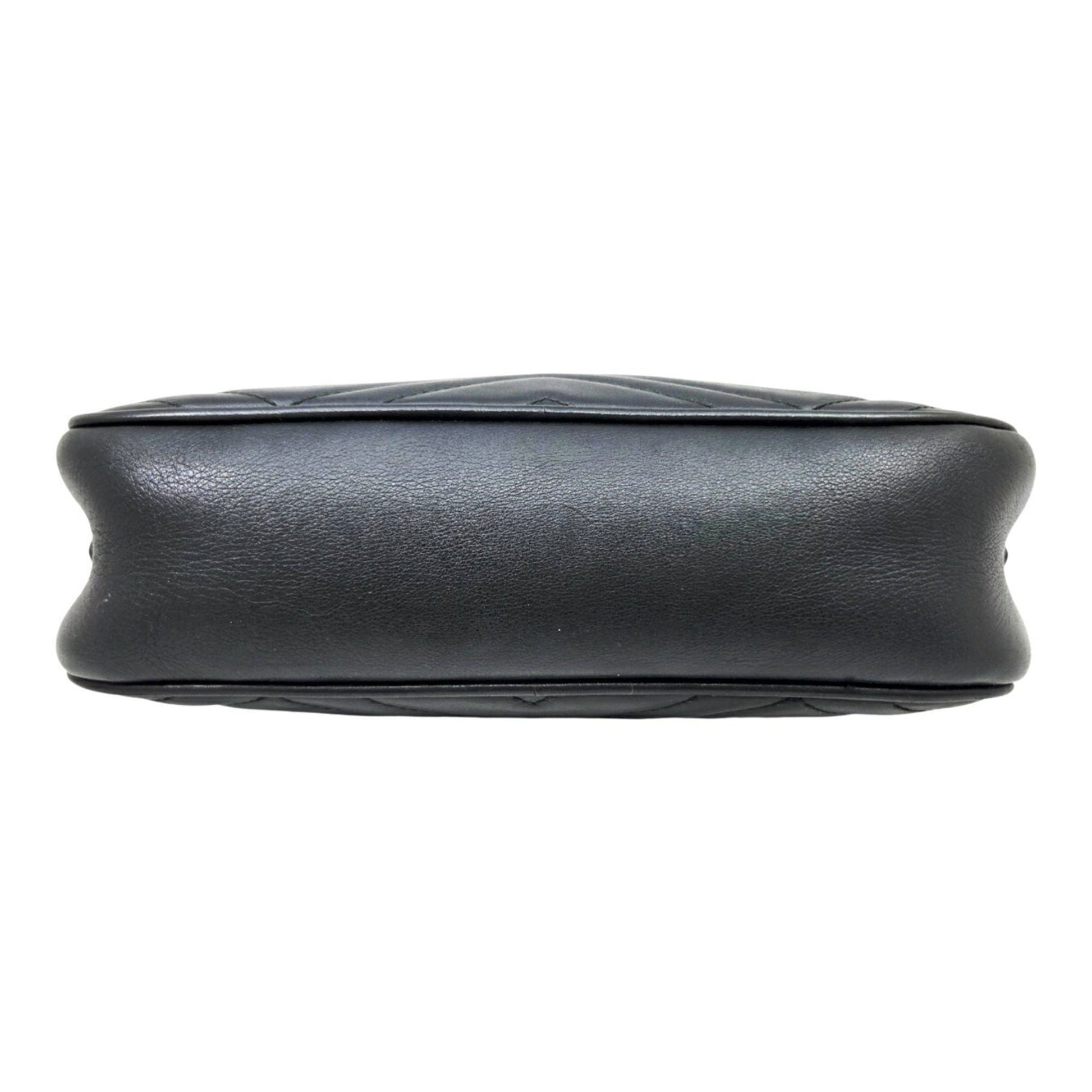 Gucci Black Leather Shoulder Bag