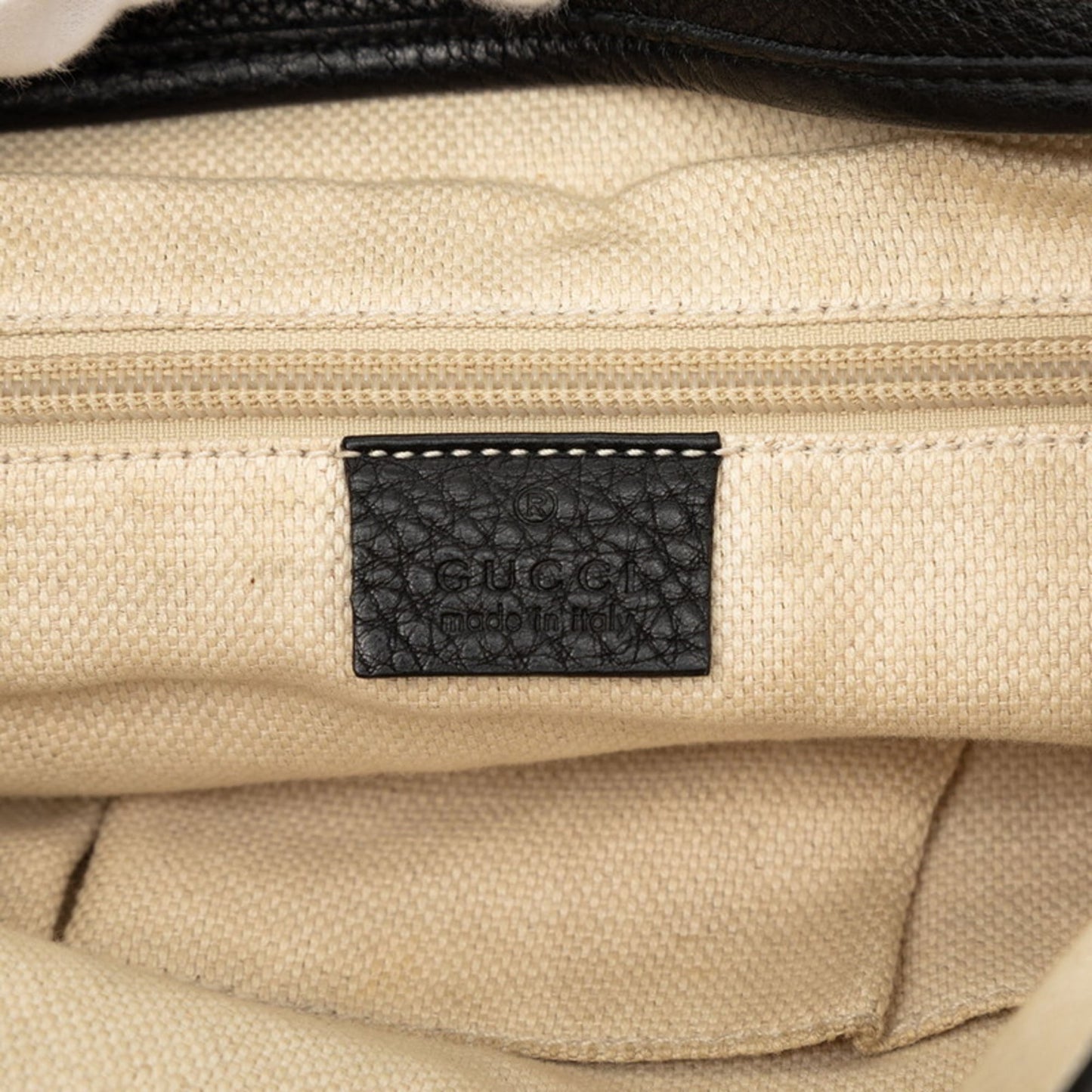 Gucci Sherry Line Black Multi-Color Leather Messenger Bag Shoulder Bag