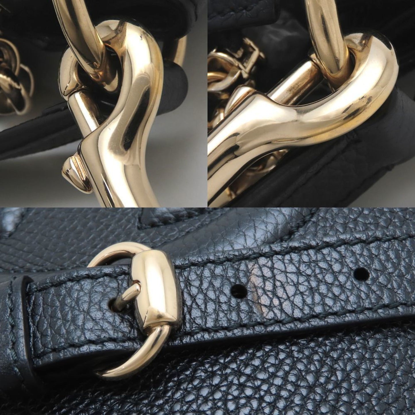 Gucci Soho Black Leather Shoulder Bag